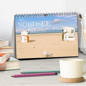 CALVENDO Wandkalender Mehr Nordsee (Tischkalender 2024 DIN A5 quer), CALVENDO Monatskalender