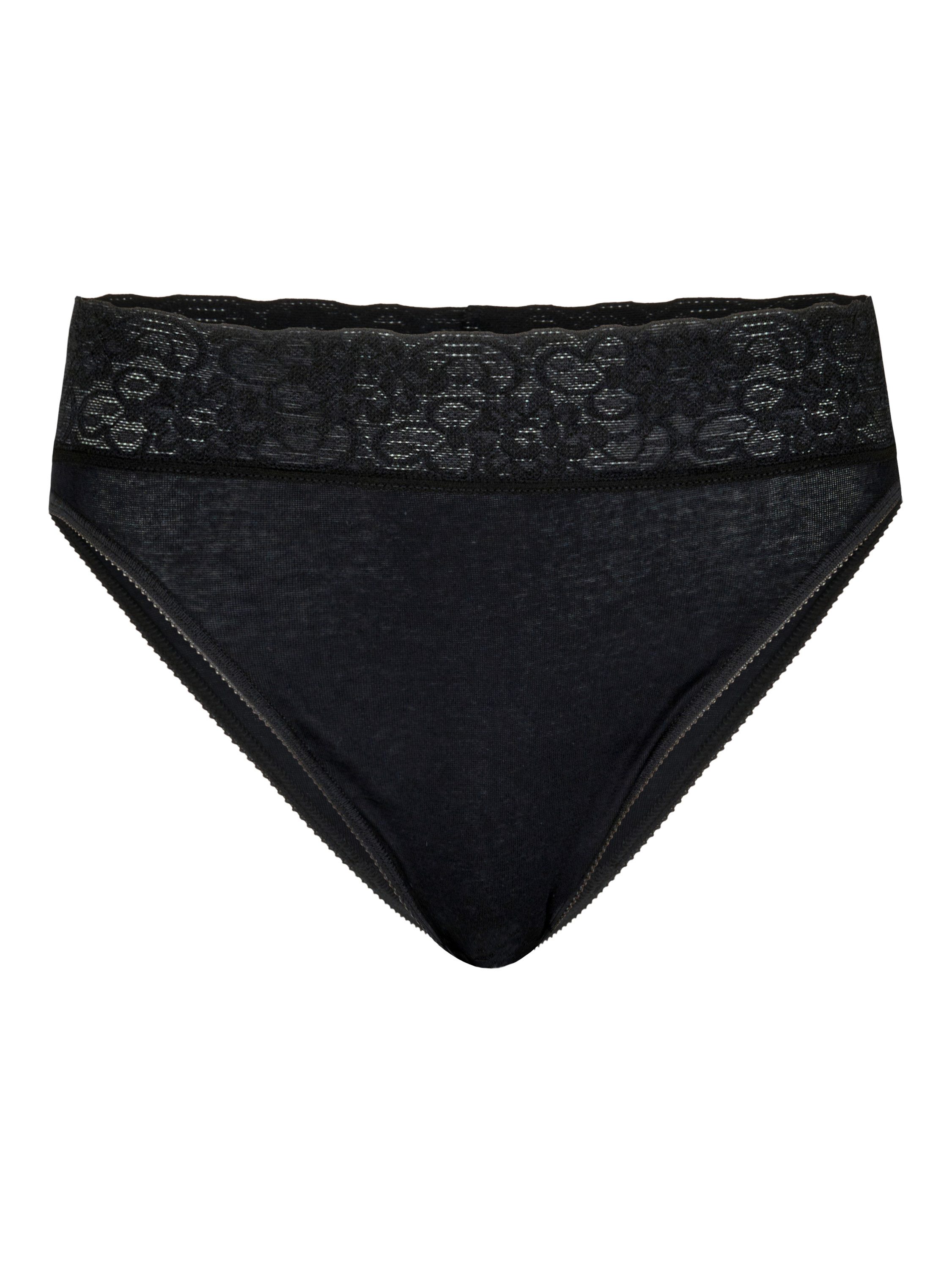 CALIDA Taillenslip Iconics Damen (1-St) aus 100% Baumwolle, Spitze am Beinausschnitt