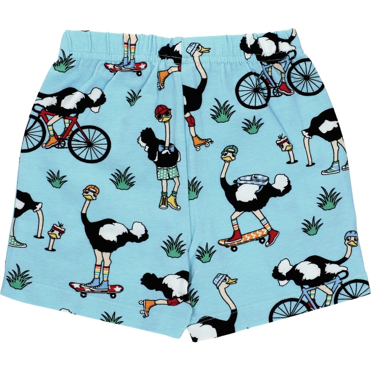 Villervalla Tanktop Strauß Unisex Kinder Kinderset, Kinder Outfit, Kindertop, Kindershorts, Zweiteiler