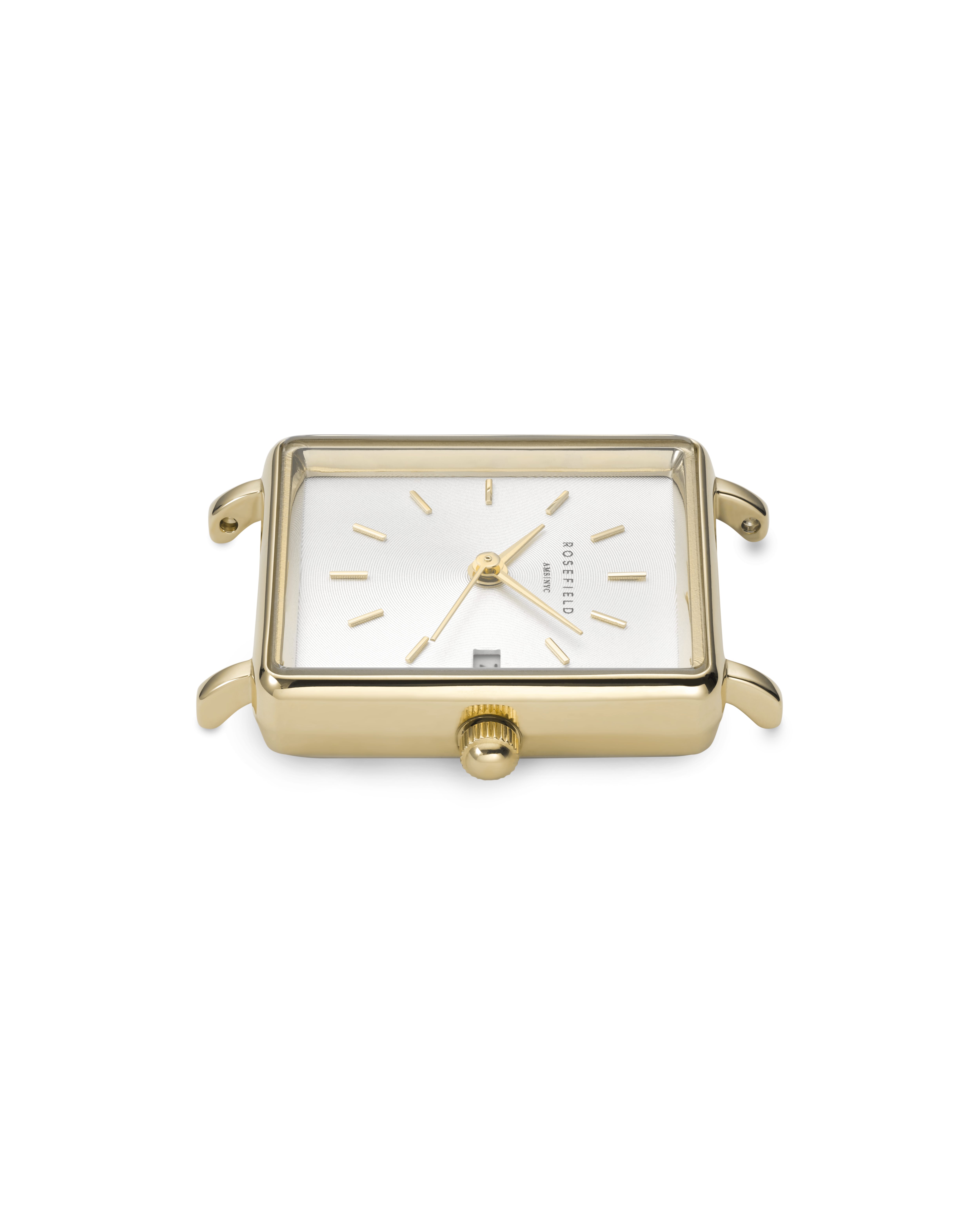 ROSEFIELD Quarzuhr ROSEFIELD Damenuhr Boxy XS 24mm Goldfarben