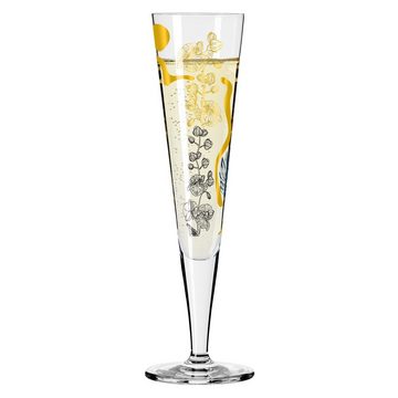 Ritzenhoff Champagnerglas Goldnacht, Kristallglas