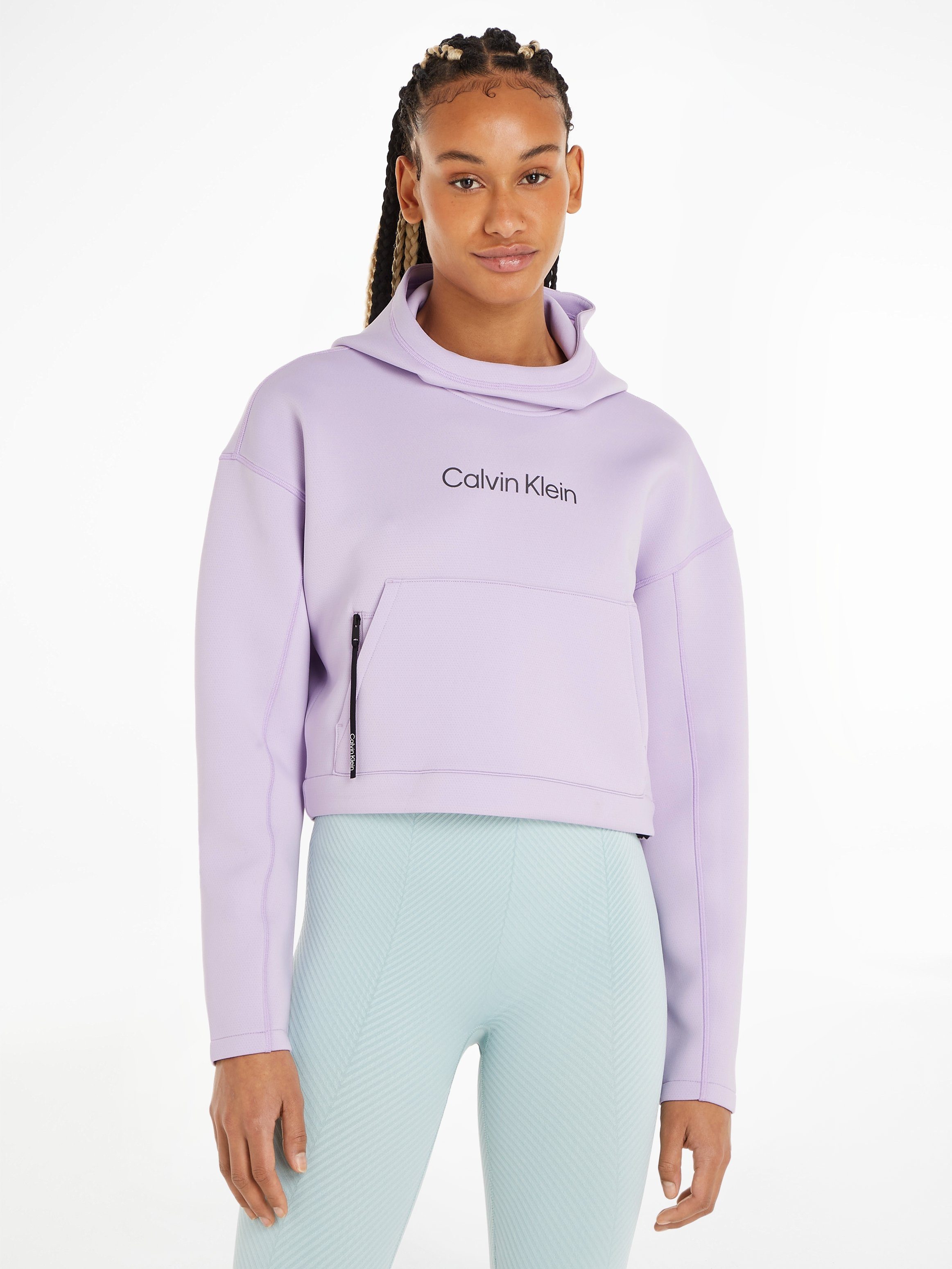 Calvin Klein Sport Trainingskapuzenpullover PW - Hoodie flieder