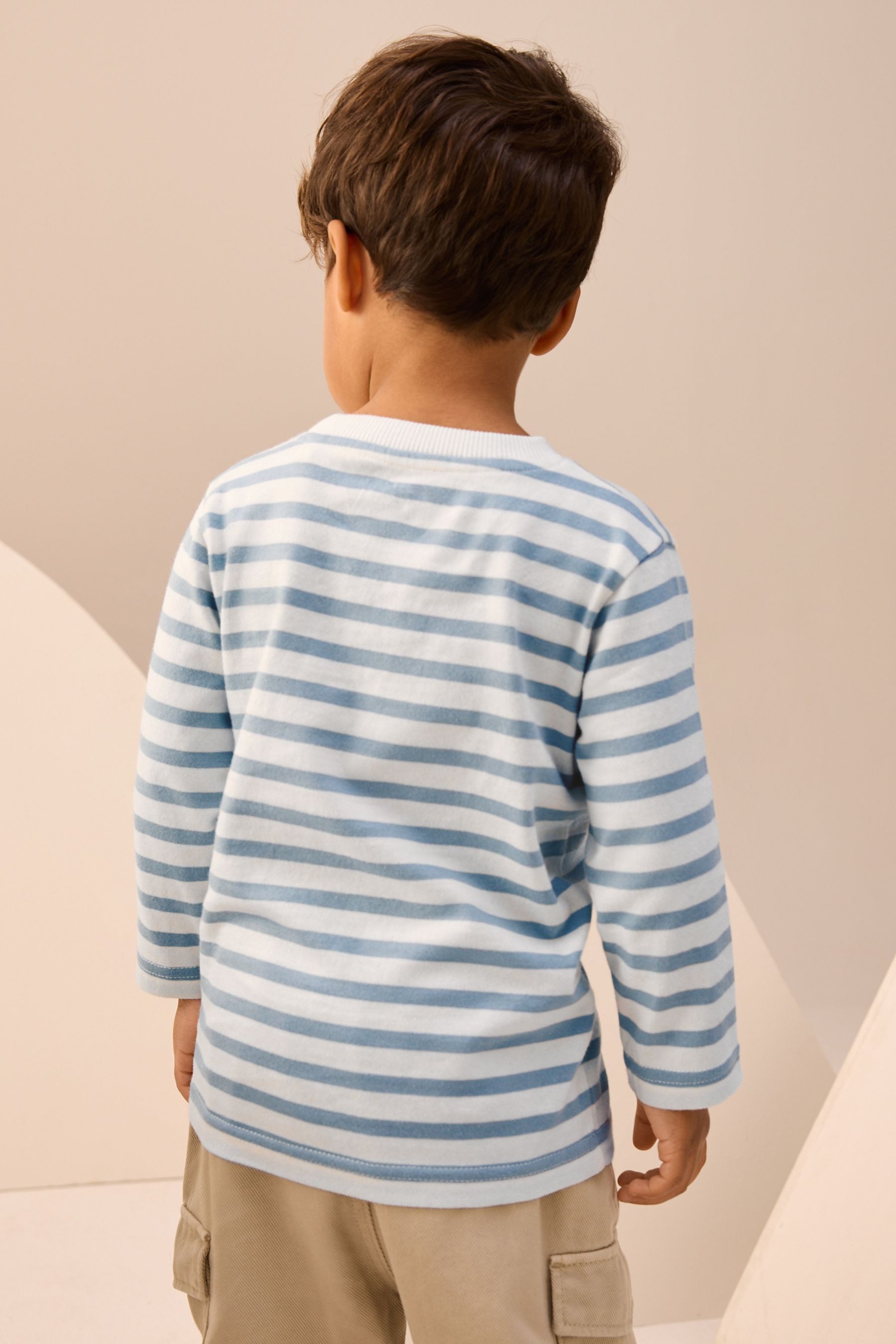 Next Langarmshirt Langärmeliges Shirt mit Applikation günstig online kaufen