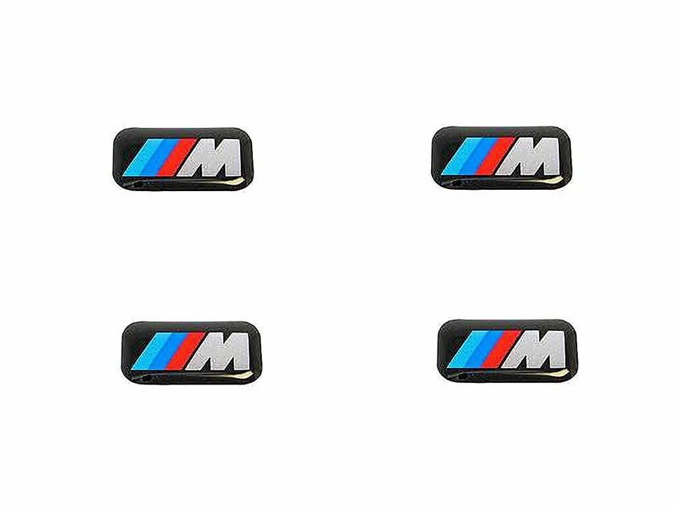 BMW Felgenaufkleber 4x ORIGINAL BMW Emblem Plakette Aufkleber M