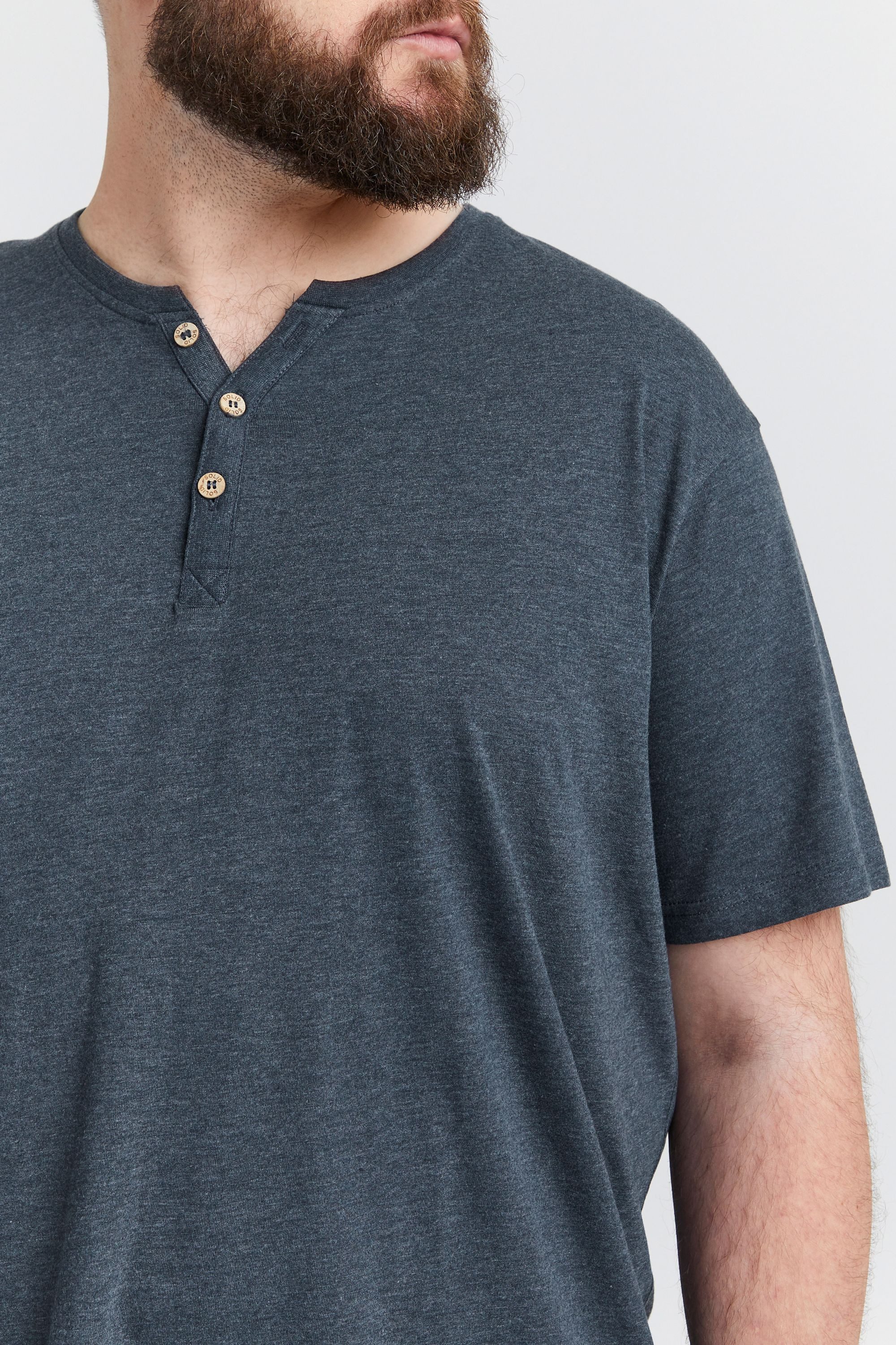 !Solid T-Shirt SDVolker Big & Tall Modisches Oberteil in großen Größen