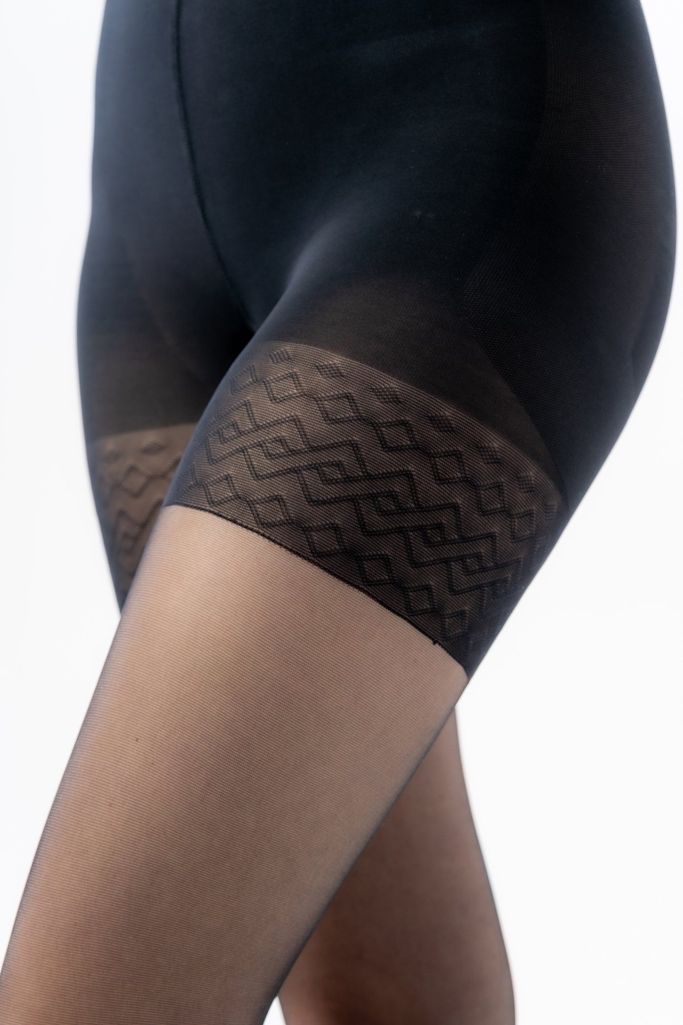 Shape 3D Kompression, DEN 30 disée mit Wirkung disée Fit Strümpfe schwarz Tights Druckverlauf Effekt Damen vitalisierende Feinstrumpfhose Stützstrumpfhose