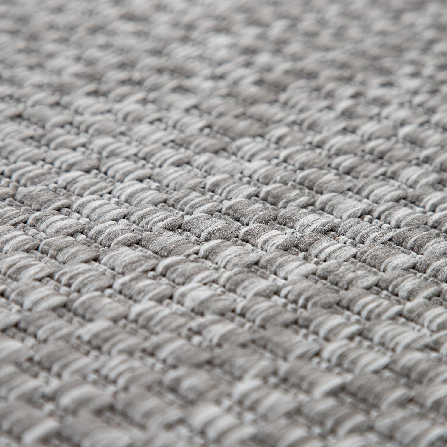KADIMA DESIGN Teppich Unifarben Wohnzimmer schmutzabweisend Teppich Kurzflor, Rechteckig, Höhe: 4 mm, 100% Polypropylen,60x100, Hellgrau – Bild 2 von 4