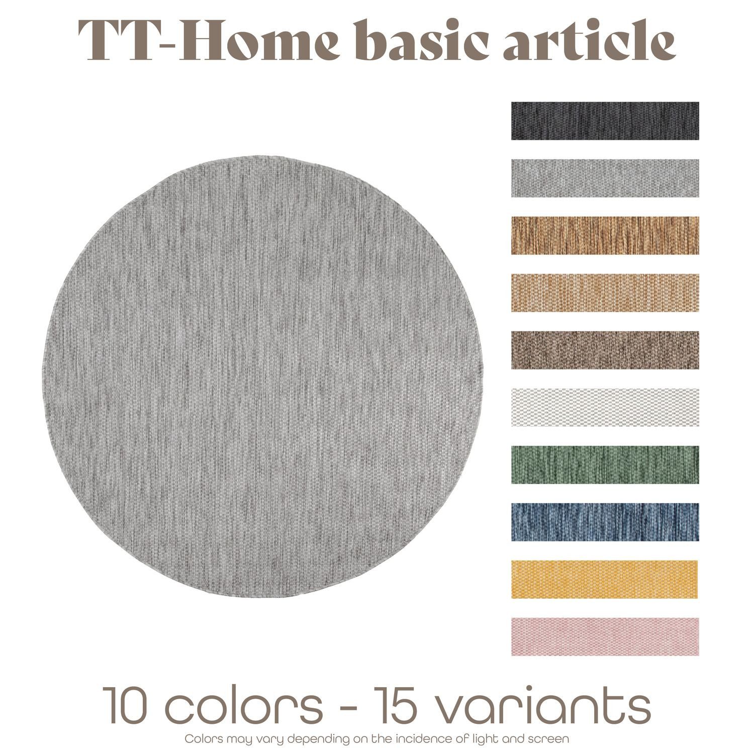 TT Home Teppich, Rund, Höhe: 4 günstig online kaufen
