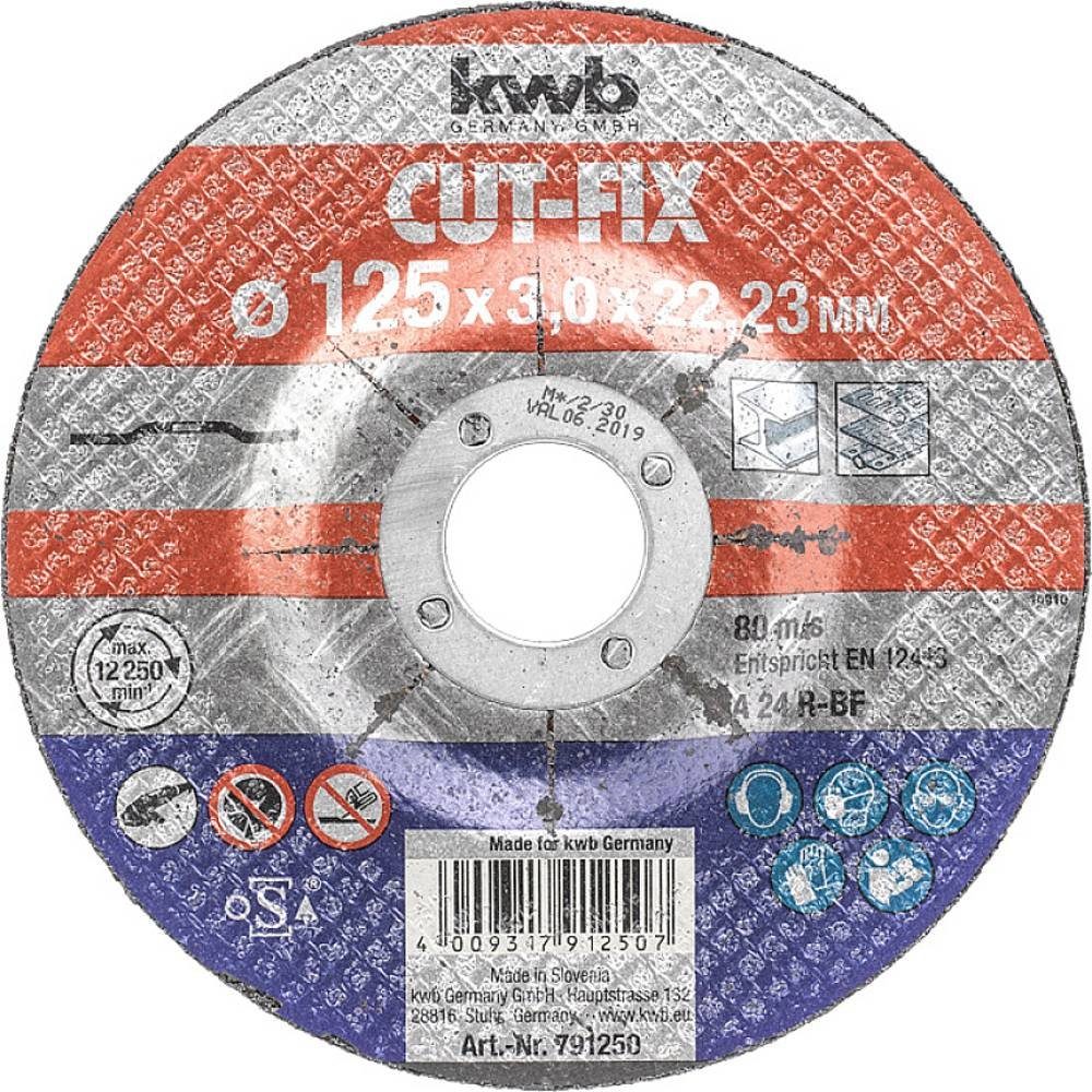 Thumbnail - kwb Trennscheibe CUT-FIX® Trennscheiben, Metallbearbeitung, ø 125