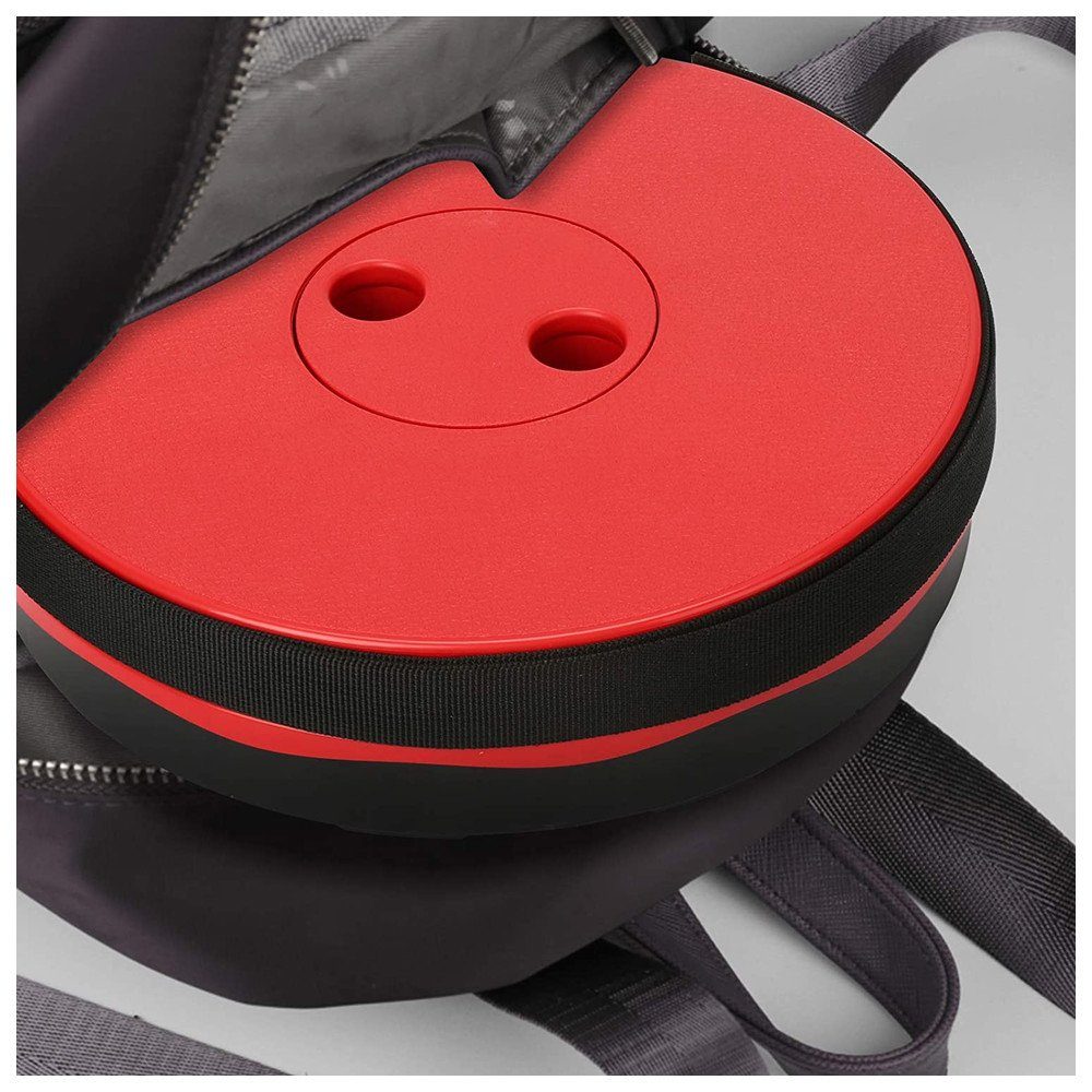 Dönges Hocker Teleskophocker, Traglast 180 kg, rot/schwarz günstig online kaufen