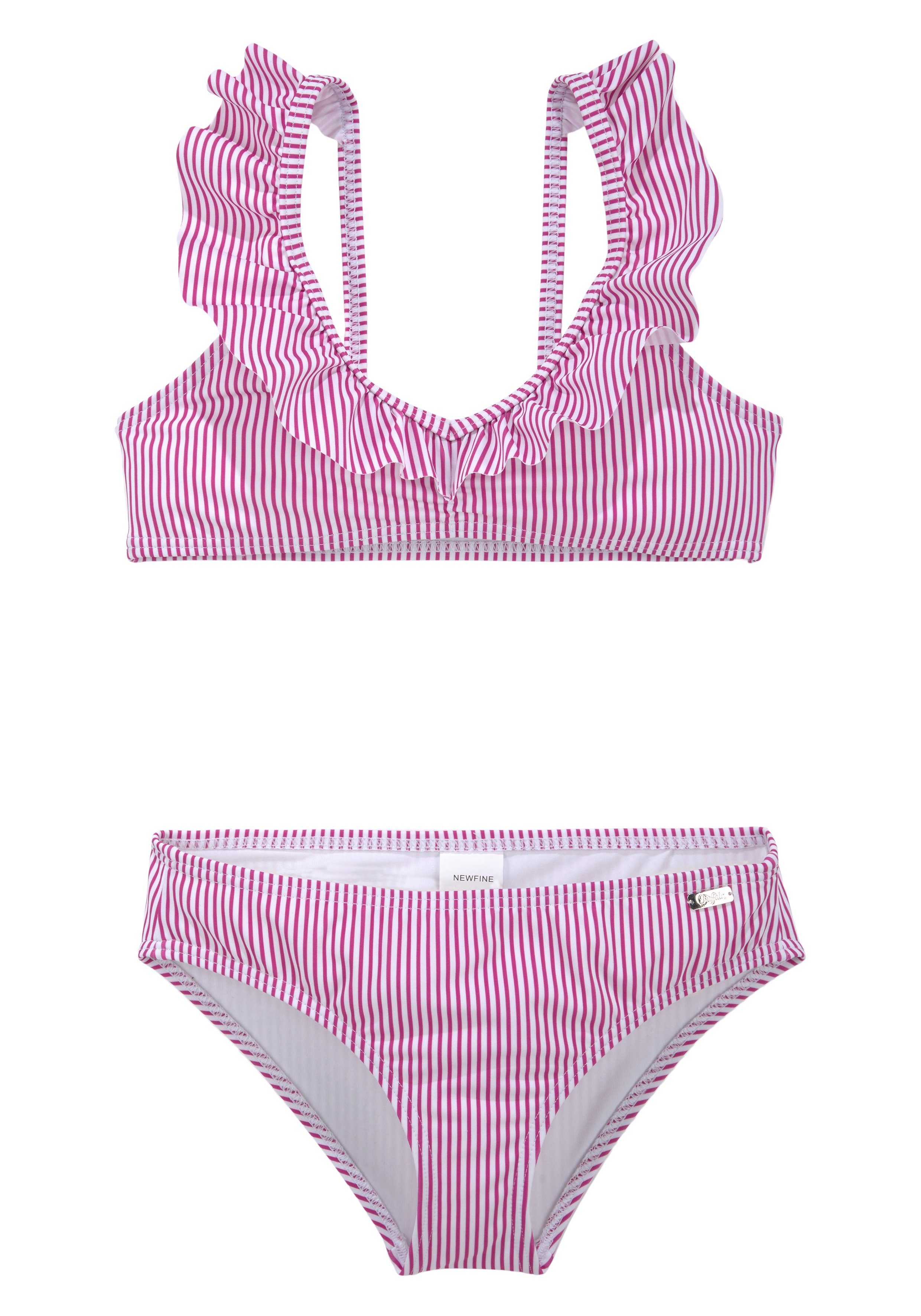 Buffalo Bustier-Bikini mit Volants am Ausschnitt
