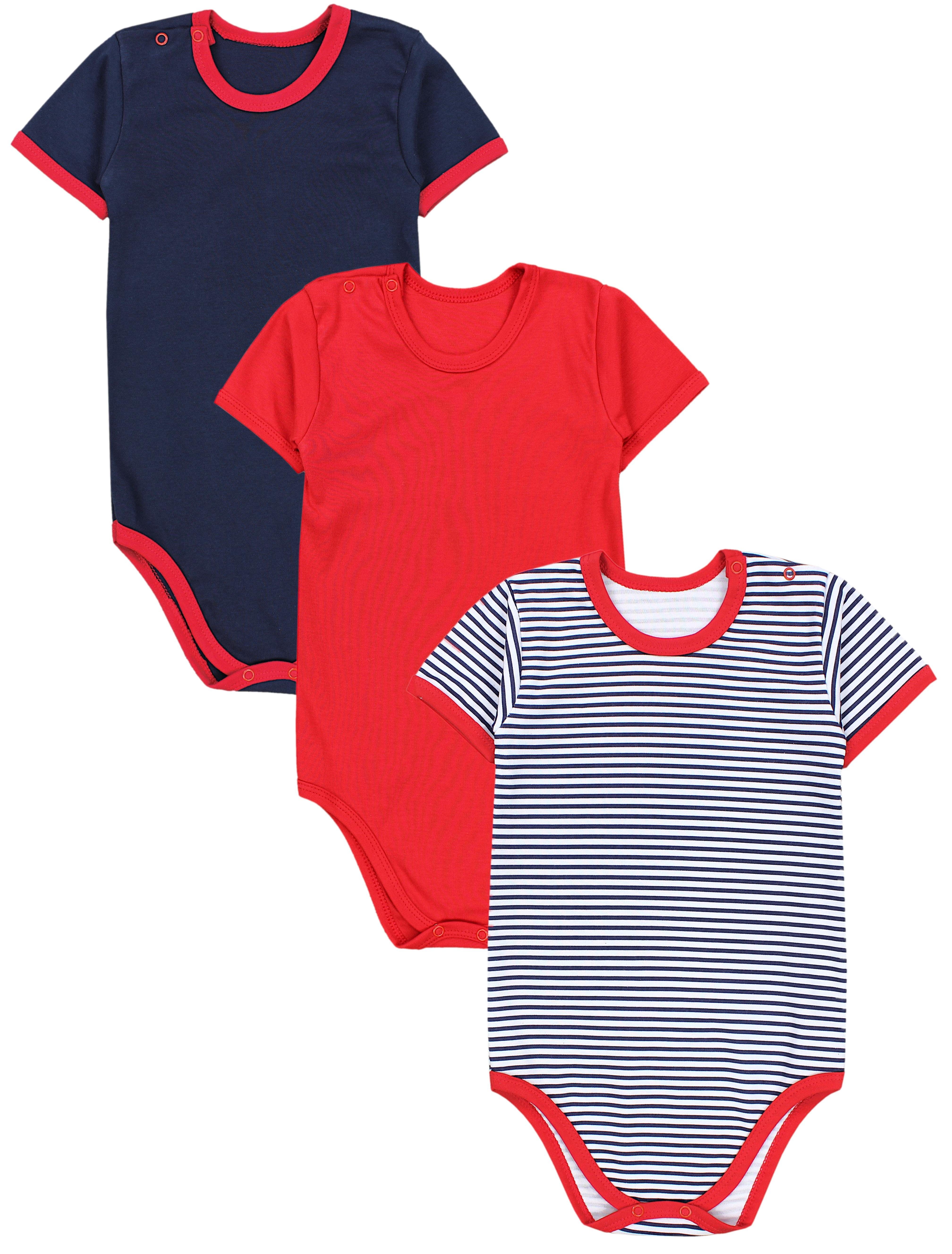 TupTam Kurzarmbody TupTam Kinder Unisex Kurzarm Body Baumwolle 3er Set