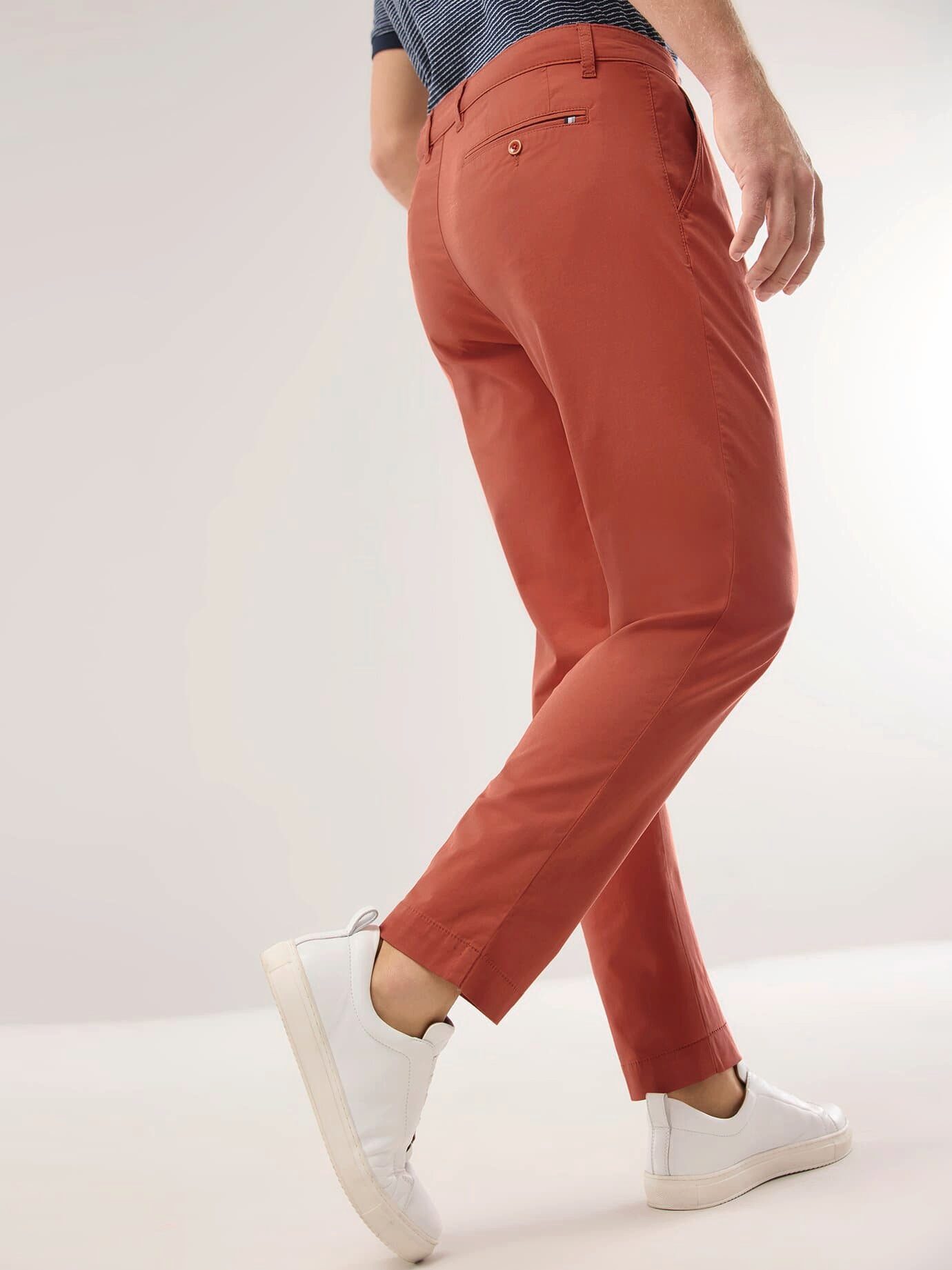 Walbusch Chinohose Herren Ultraleicht Chino Modern fit, modern – Bild 3 von 4