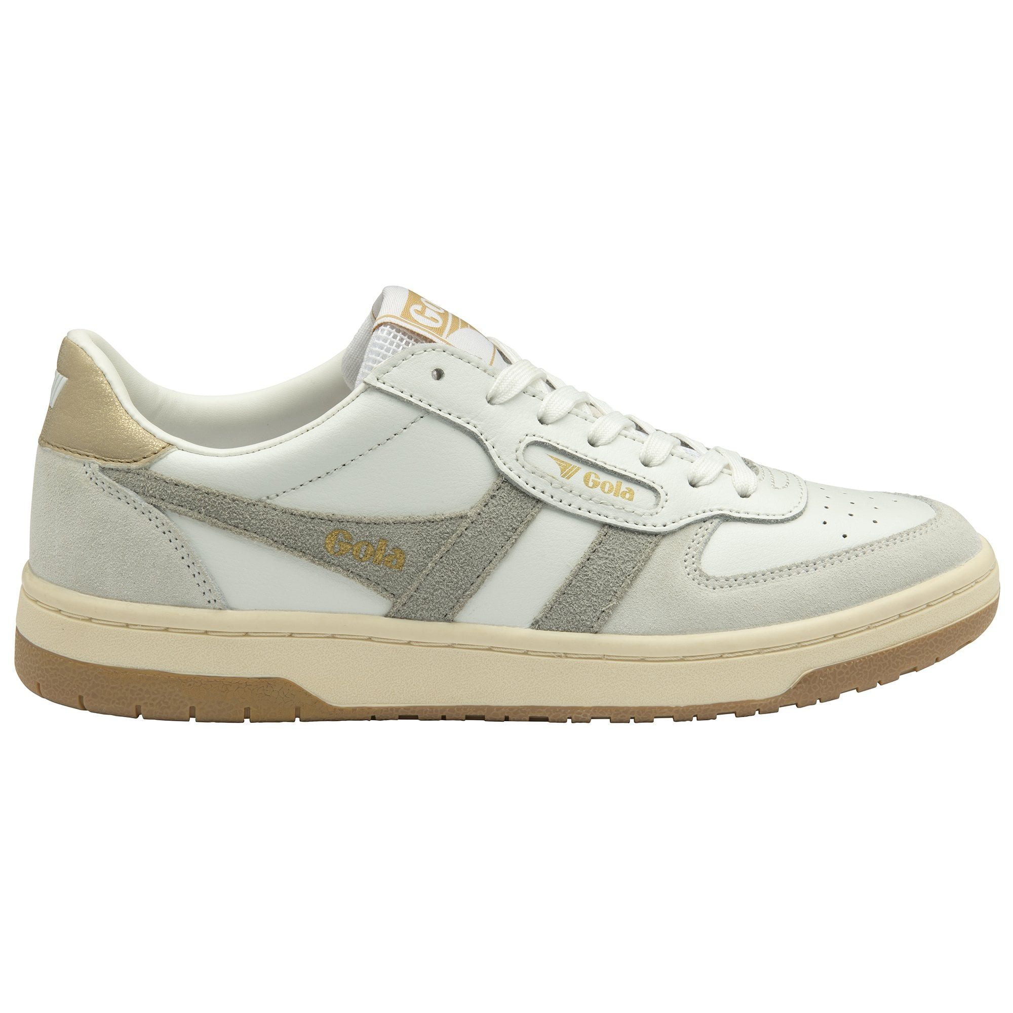 Gola Hawk weiss/hellgrau/gold Damen Sneaker günstig online kaufen