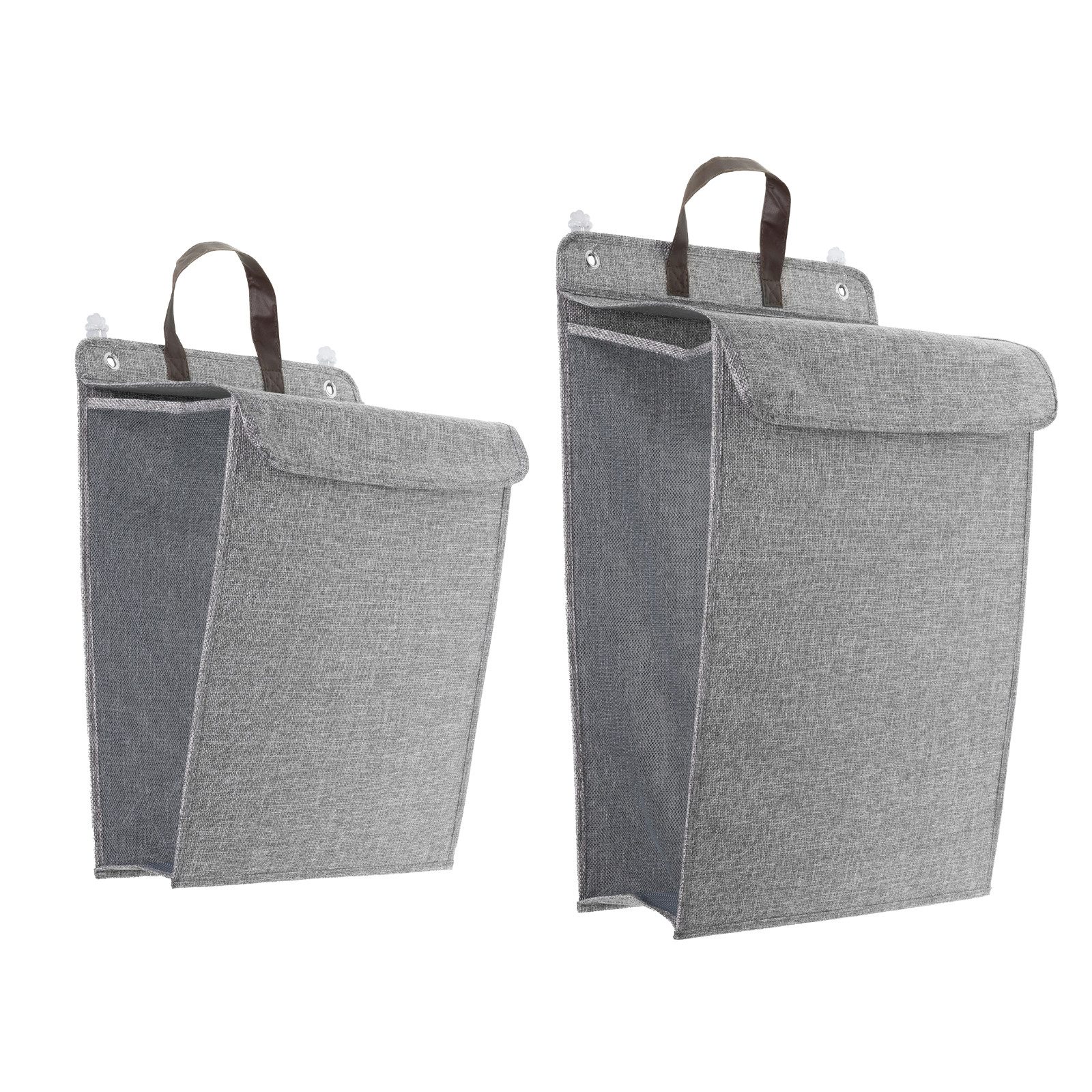 Haushalt International Im- und Export GmbH Wäschekorb Wäschebehälter Wäschesammler Wand 2 Größen 2er Set (Set, 2 St., Packung), 56x39x13cm - 30L, Trageschlaufen – Bild 4 von 5
