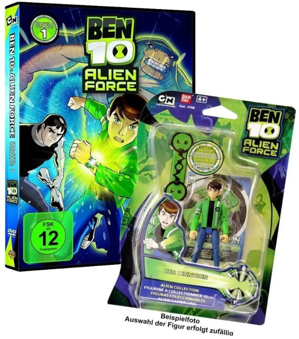 DVD Ben 10 Alien Force - Staffel 1 / Vol. 1 inkl. Bandai Actionfigur