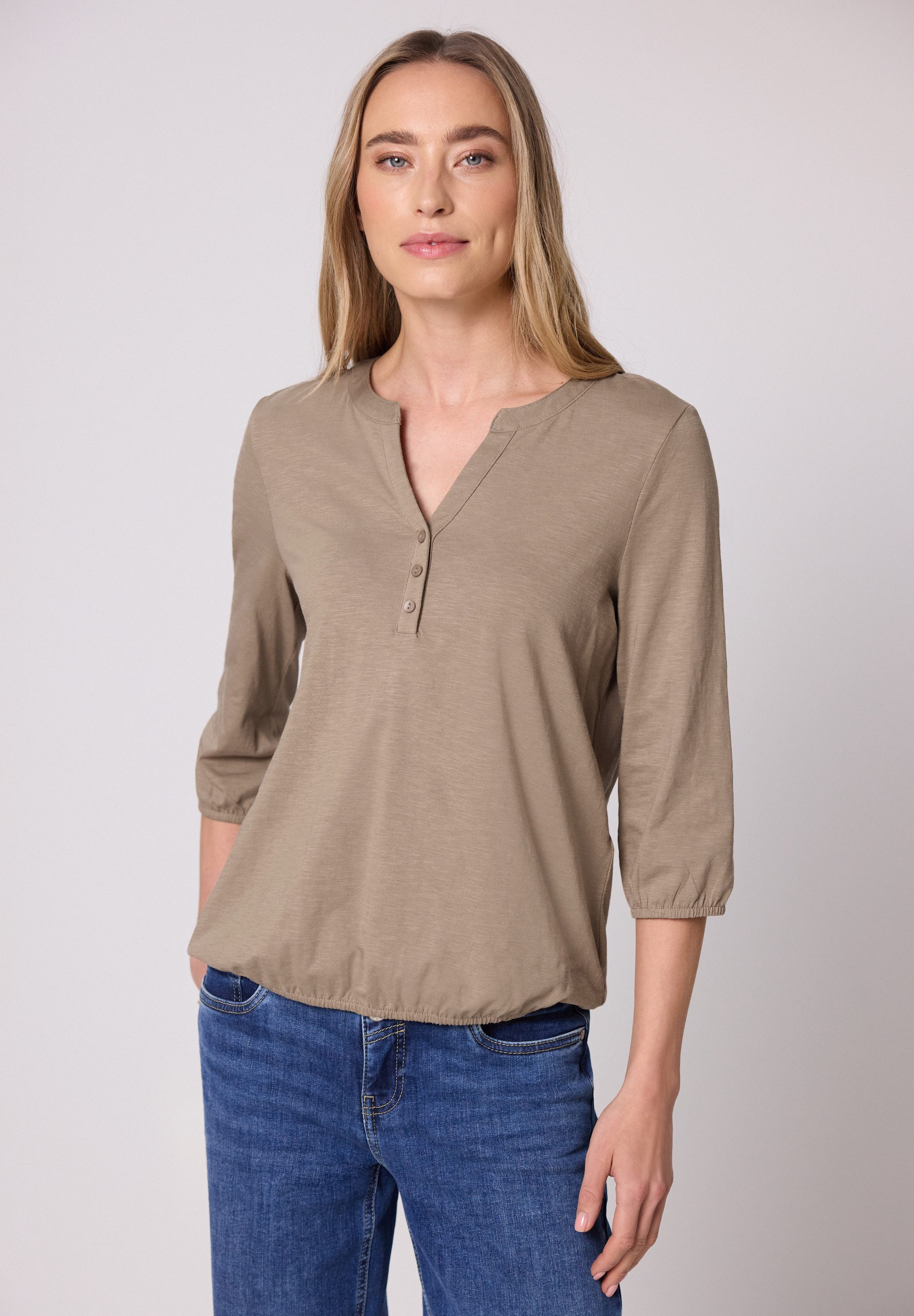 STREET ONE Tunikashirt mit 3/4 Ärmeln