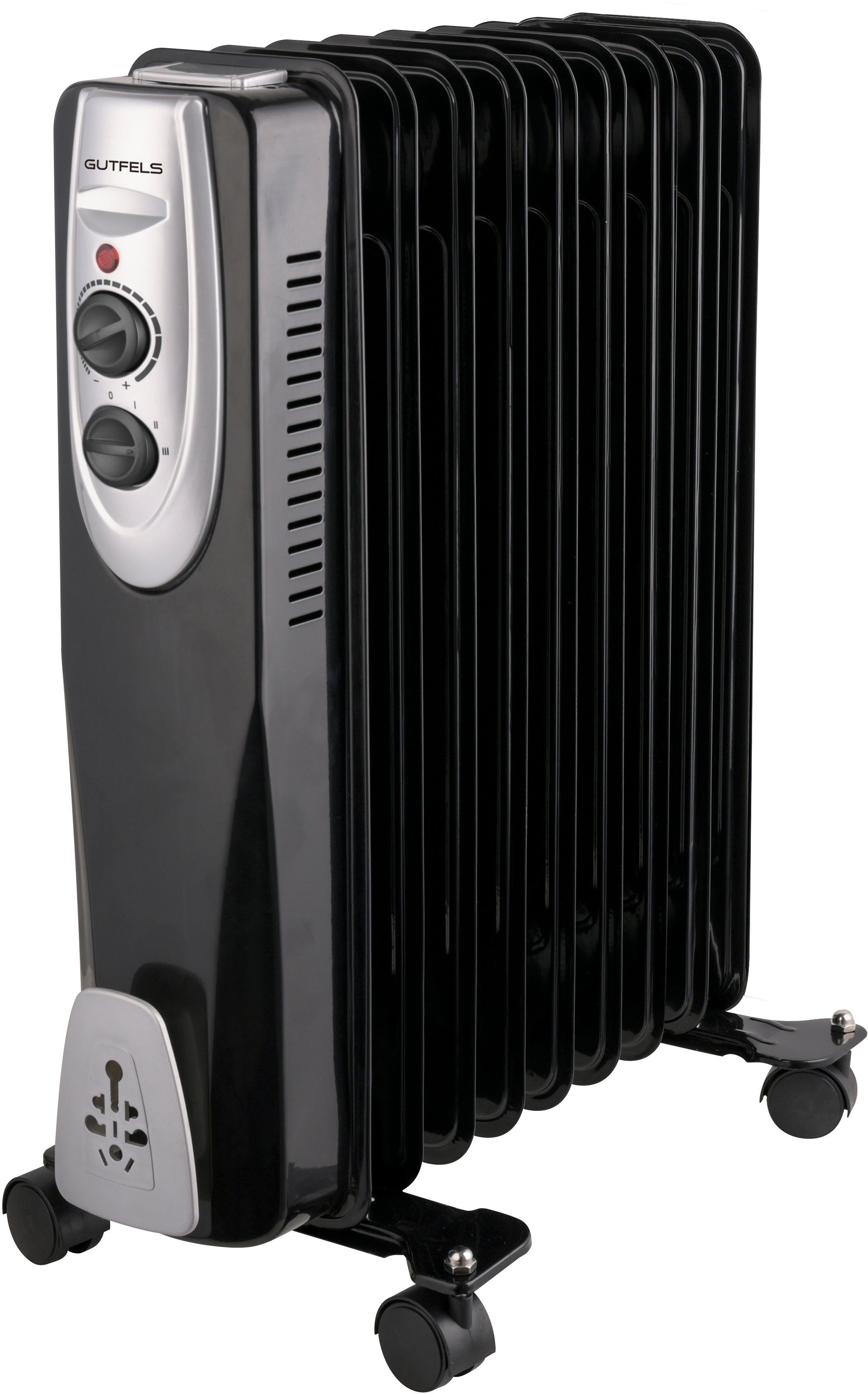 Gutfels Ölradiator HR 32009 sw, 2000 W, Mobiler Öl-Radiator