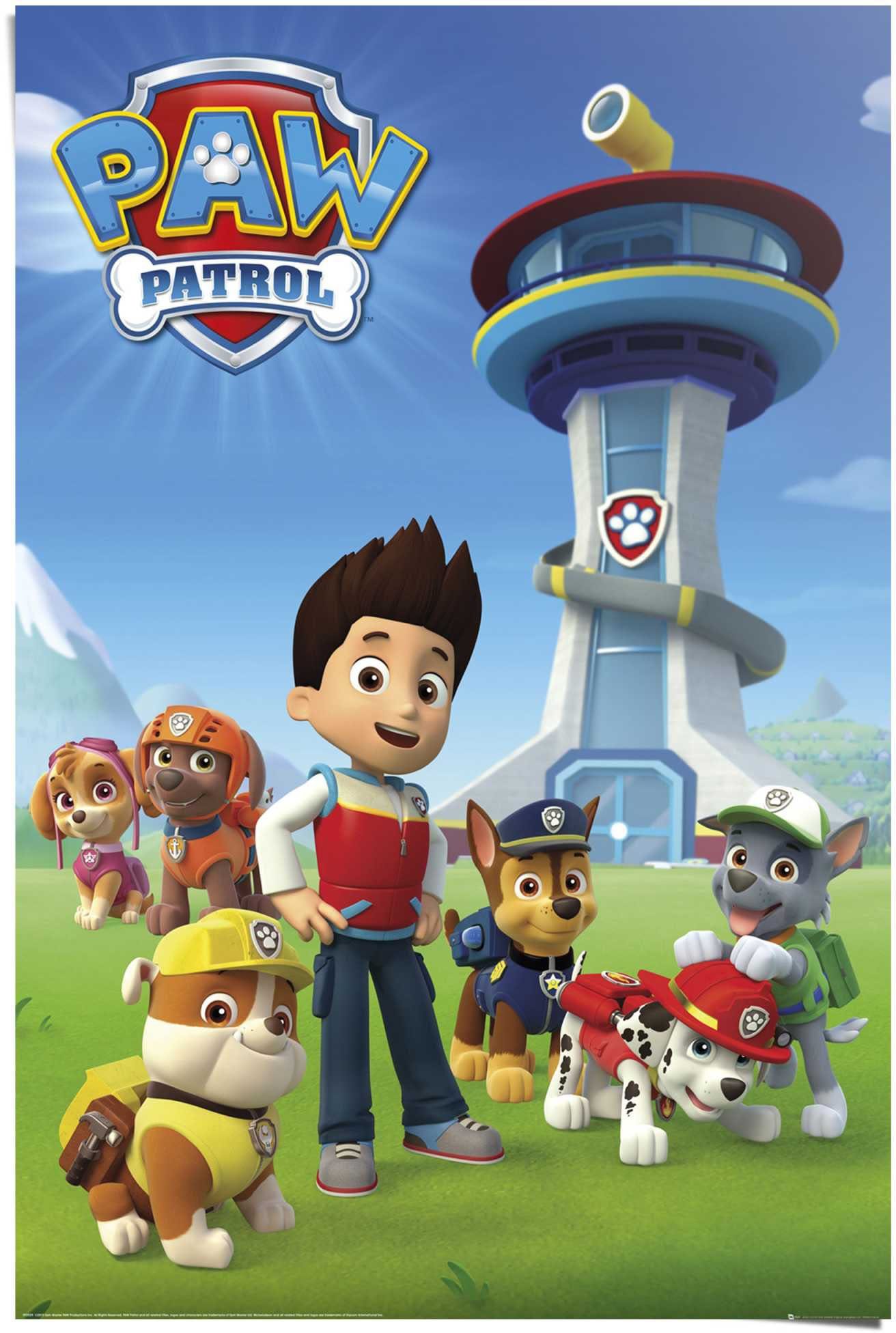 Reinders! Poster »Paw Patrol team«, (1 Stück)-Otto