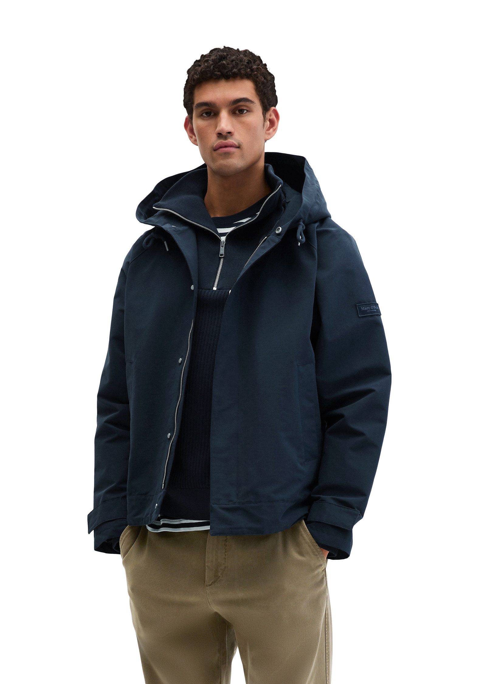 Marc O'Polo Outdoorjacke aus wasserabweisendem Bio-Baumwoll-Canvas günstig online kaufen