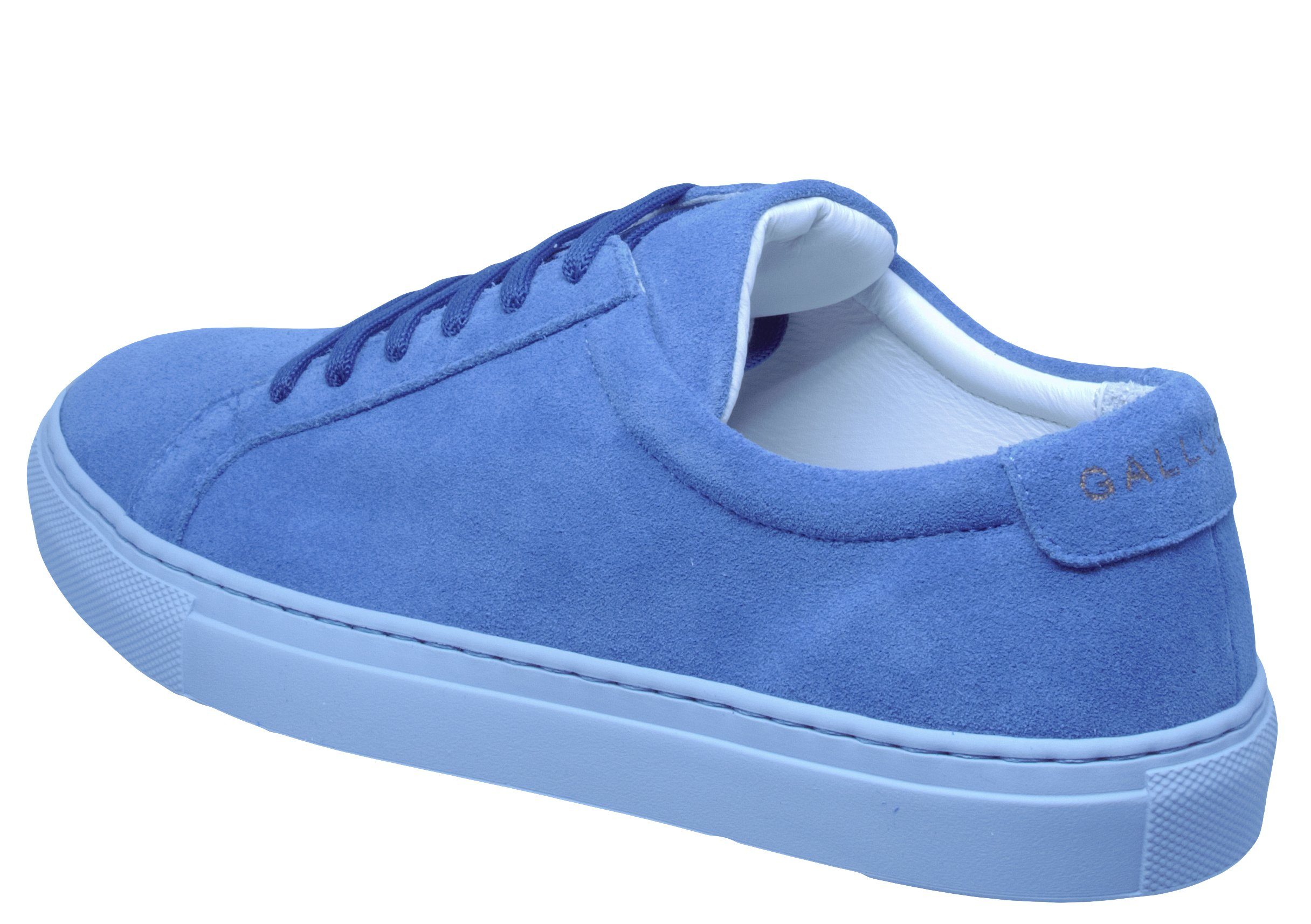 Gallucci Sneaker von Gallucci 20193 Halbschuhe Veloursleder Jeans Blau Sneaker
