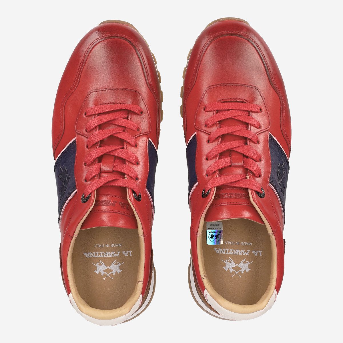 La Martina La Martina TODI, Sneaker, Rot, kombiniert, Herren Sneaker