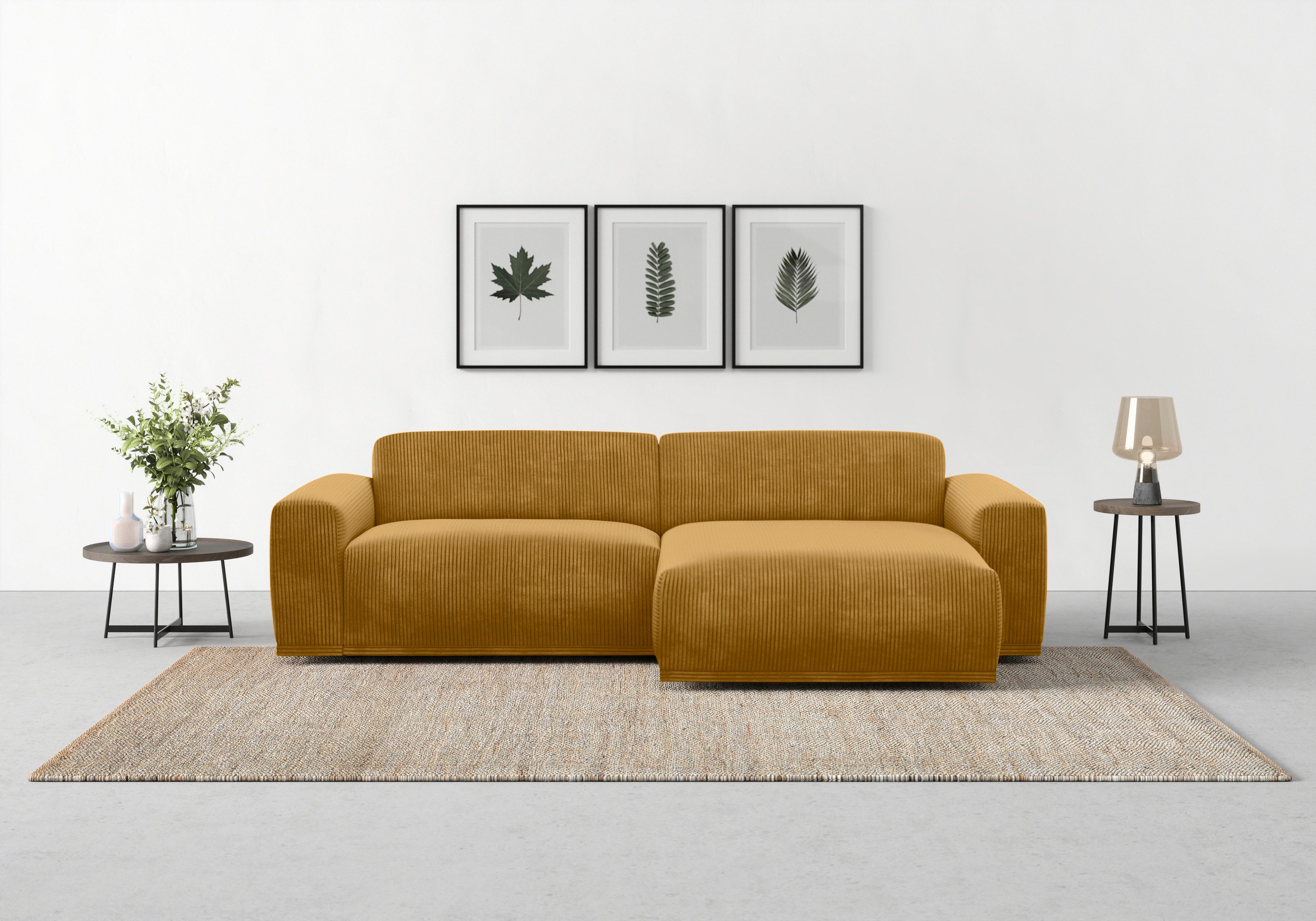 TRENDMANUFAKTUR Ecksofa Braga, mit hochwertigem Kaltschaum, günstig online kaufen