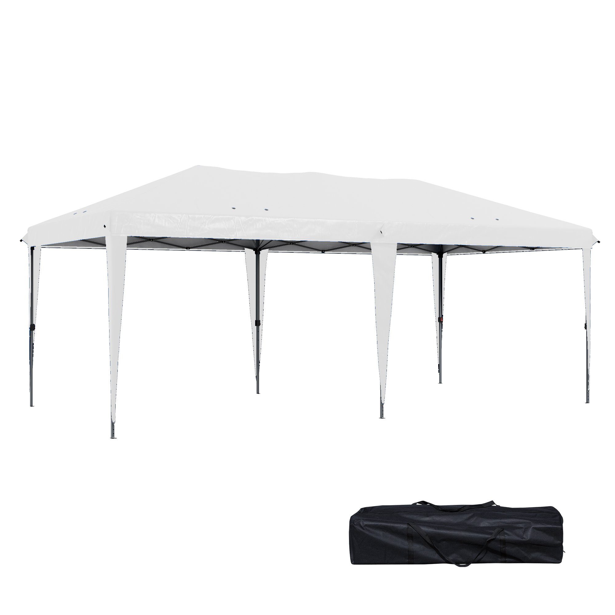 Outsunny Faltpavillon Gartenzelt, Partyzelt, faltbar, wetterbeständig, günstig online kaufen