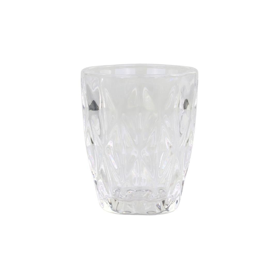 Glas Chic Diamantmuster, Glas Trink Antique