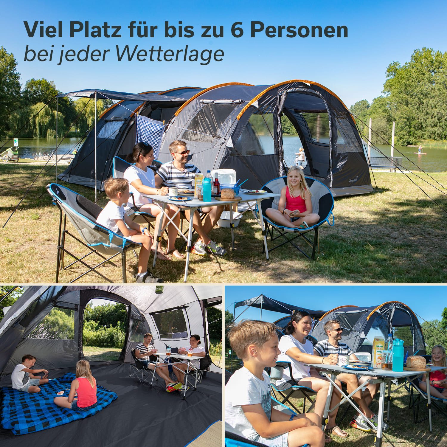 Skandika Tunnelzelt Gotland 6 Sleeper Protect günstig online kaufen