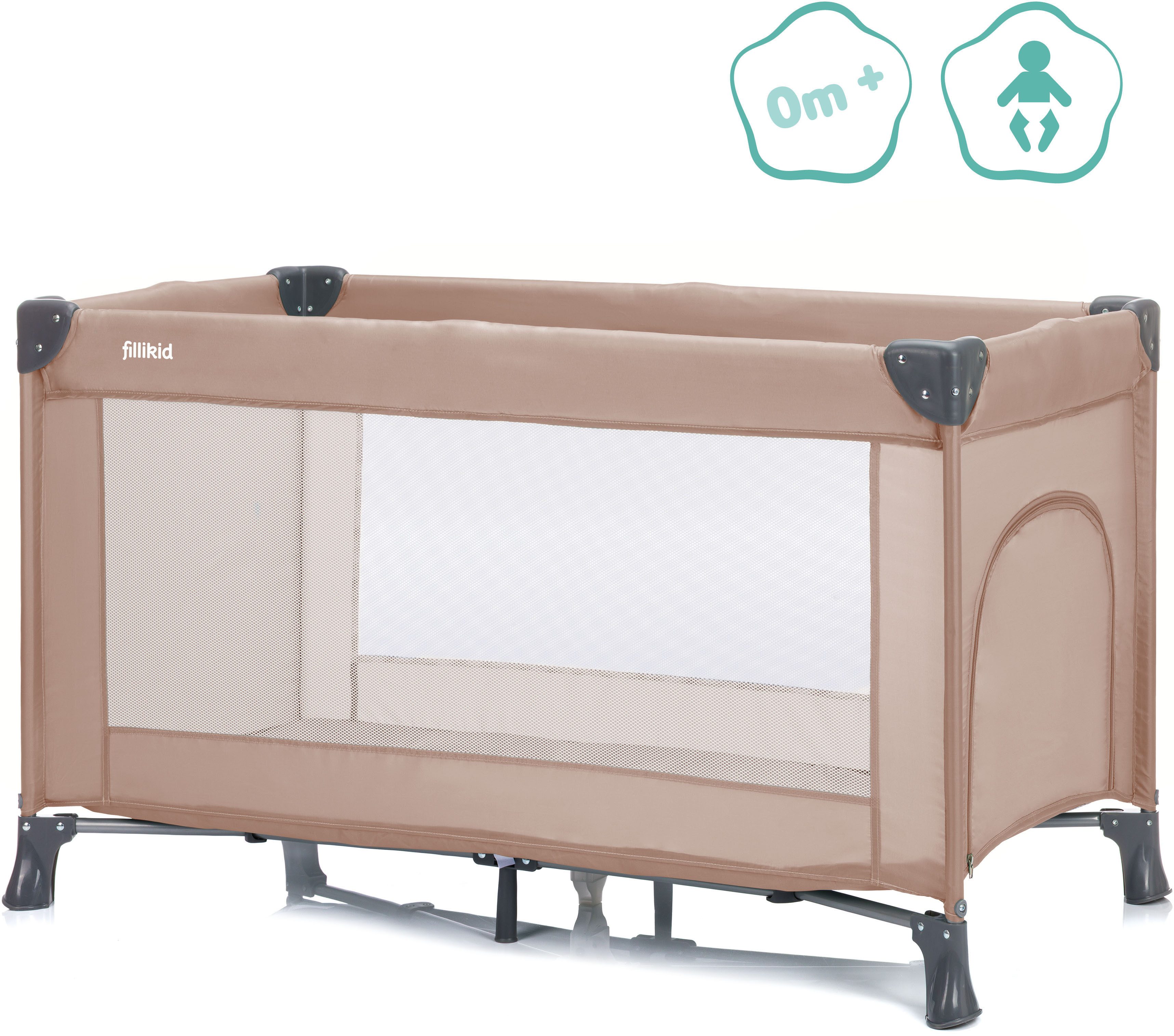 Fillikid Baby-Reisebett Valencia, inkl. Transporttasche