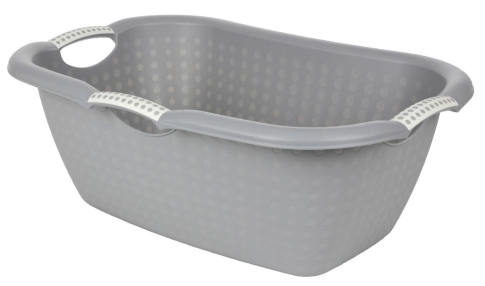 Jelenia Plast Wäschekorb 8x Wäschewanne ERGONOMICA 27L Soft-Touch Grif.60x40xH22