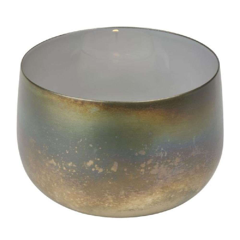 Lambert Kerzenhalter Windlicht Eisen Eisblau (6,5cm)