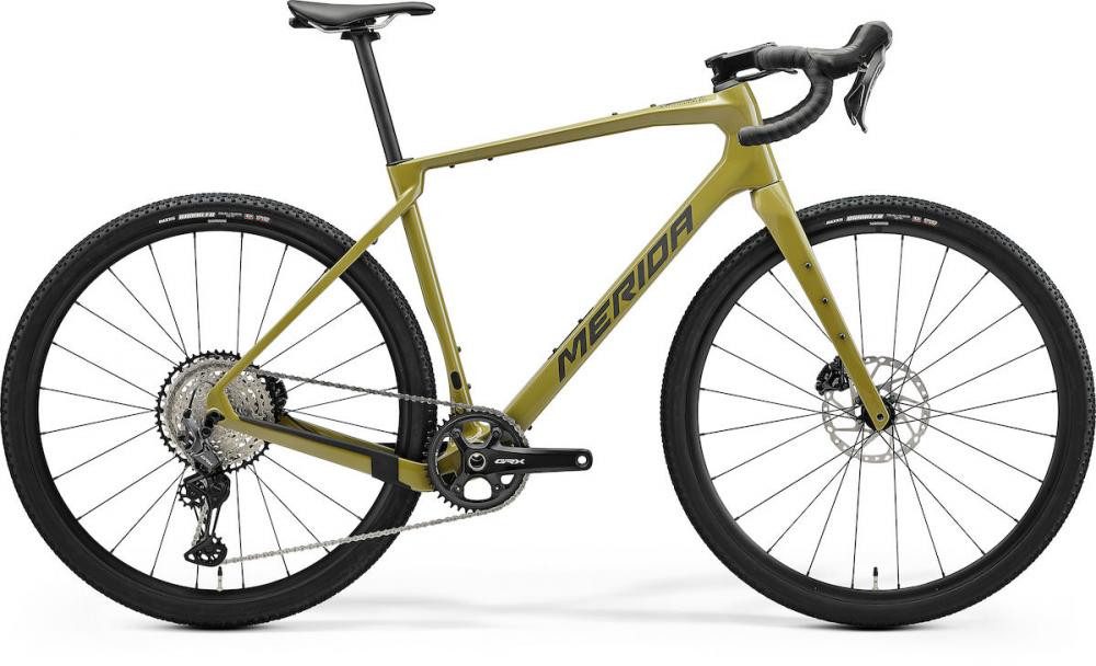 Merida Cityrad Merida Silex 7000 Gravelbike XXS Low Key Green Gunmetal Grey, CF2 Carb