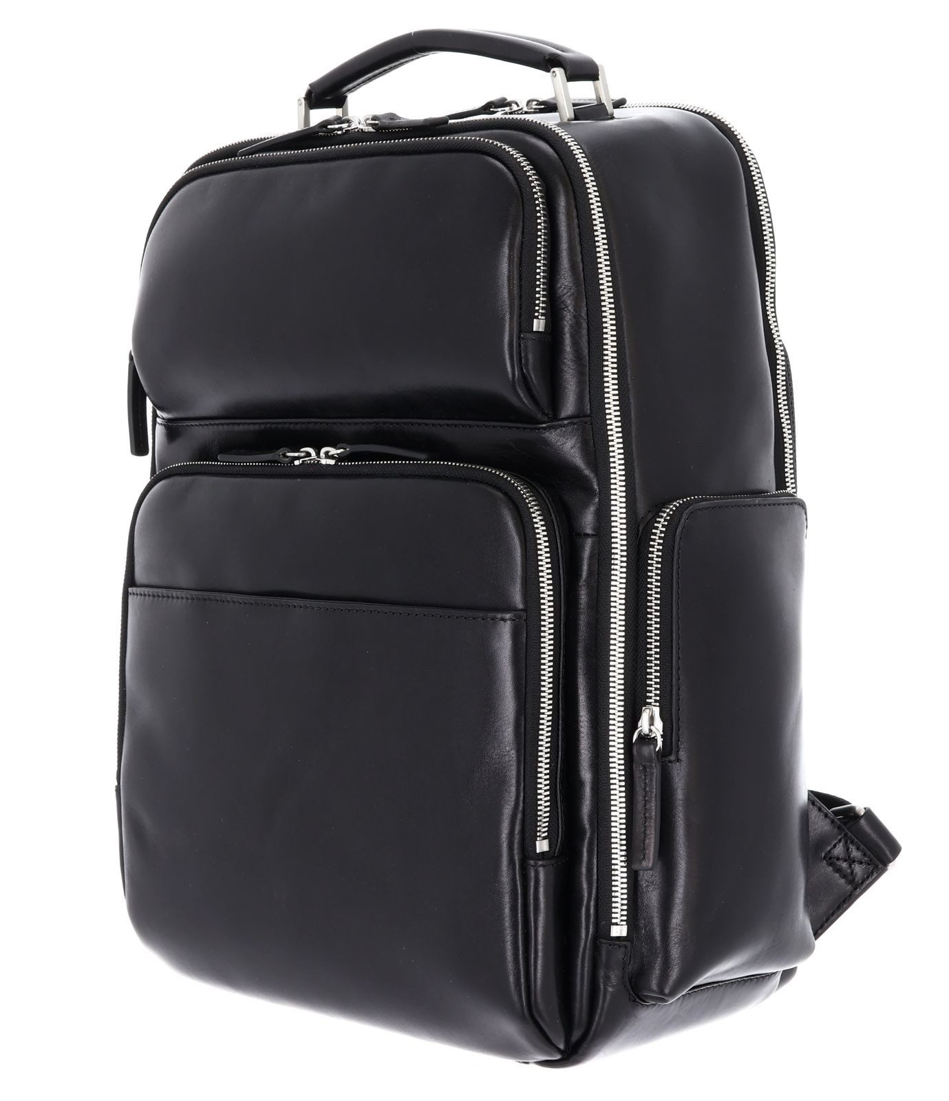 Leonhard Heyden Rucksack Business Rucksack 5275 (Set, 2-tlg), aus echtem Rindsleder