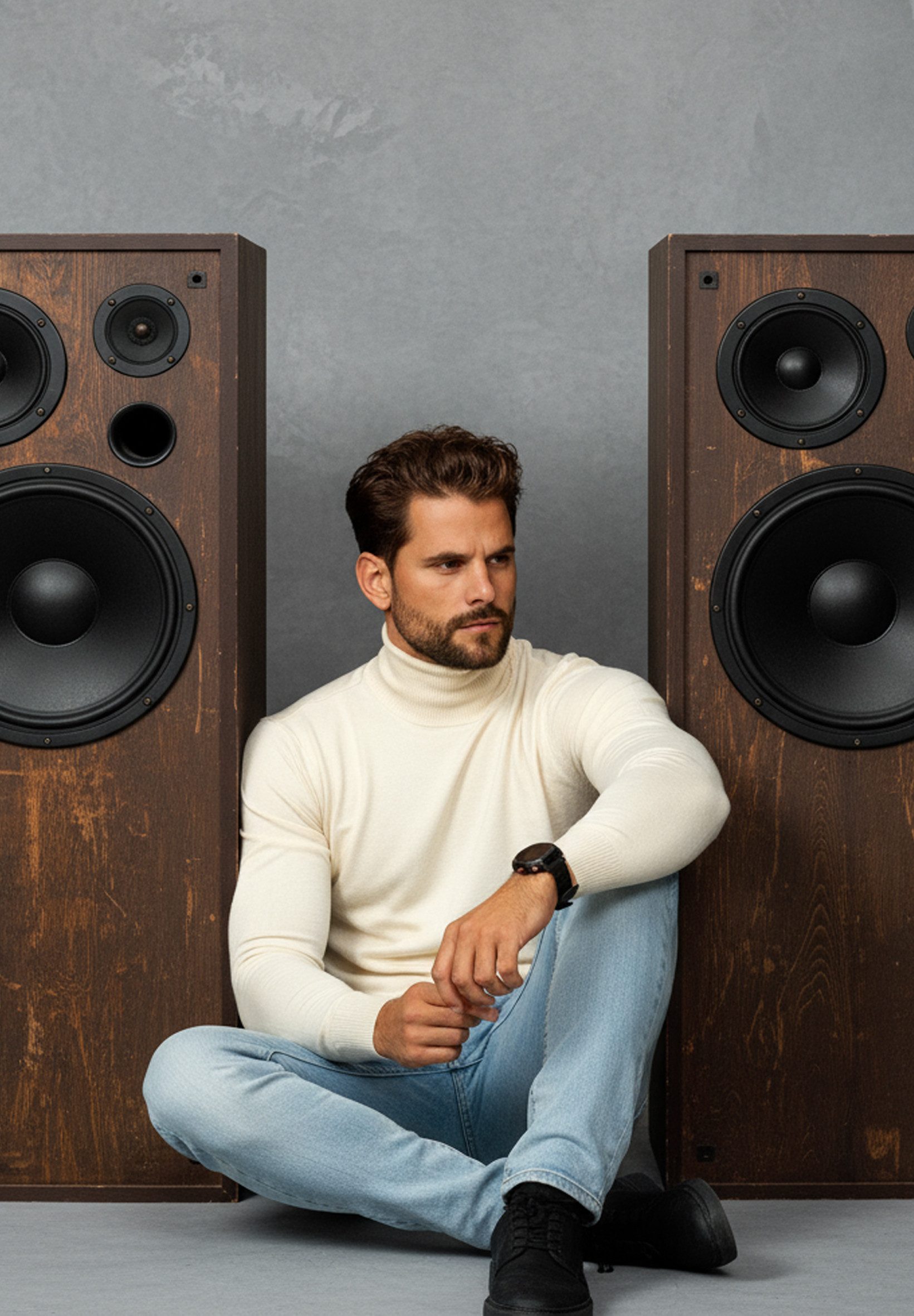 DAILY COTTON Rollkragenpullover als Feinstrick Pulli in Slim Fit für Herren Männer Winterpullover - Casual & Business Look Rolli