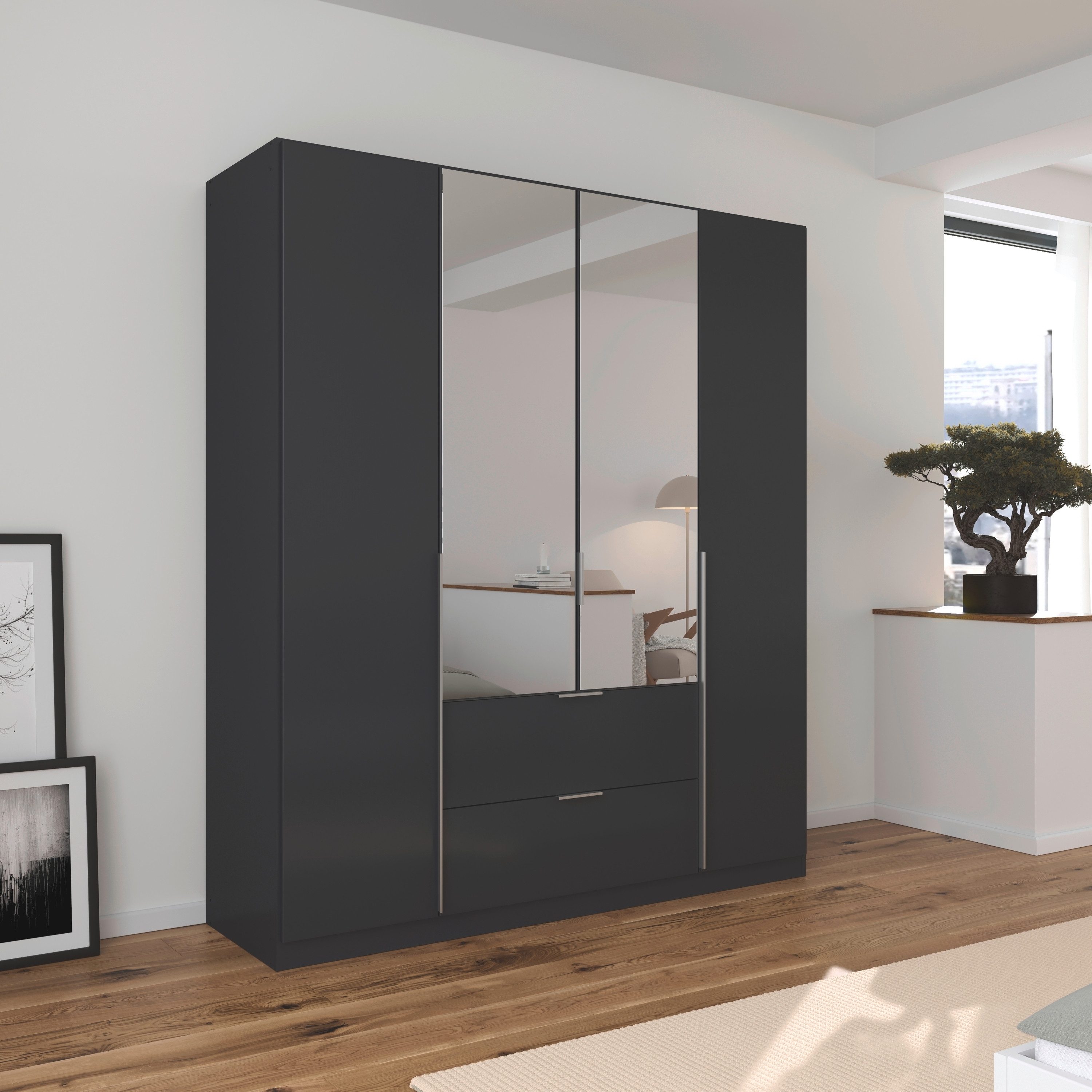 rauch Drehtürenschrank Kleiderschrank Schrank Garderobe AGORDO günstig online kaufen