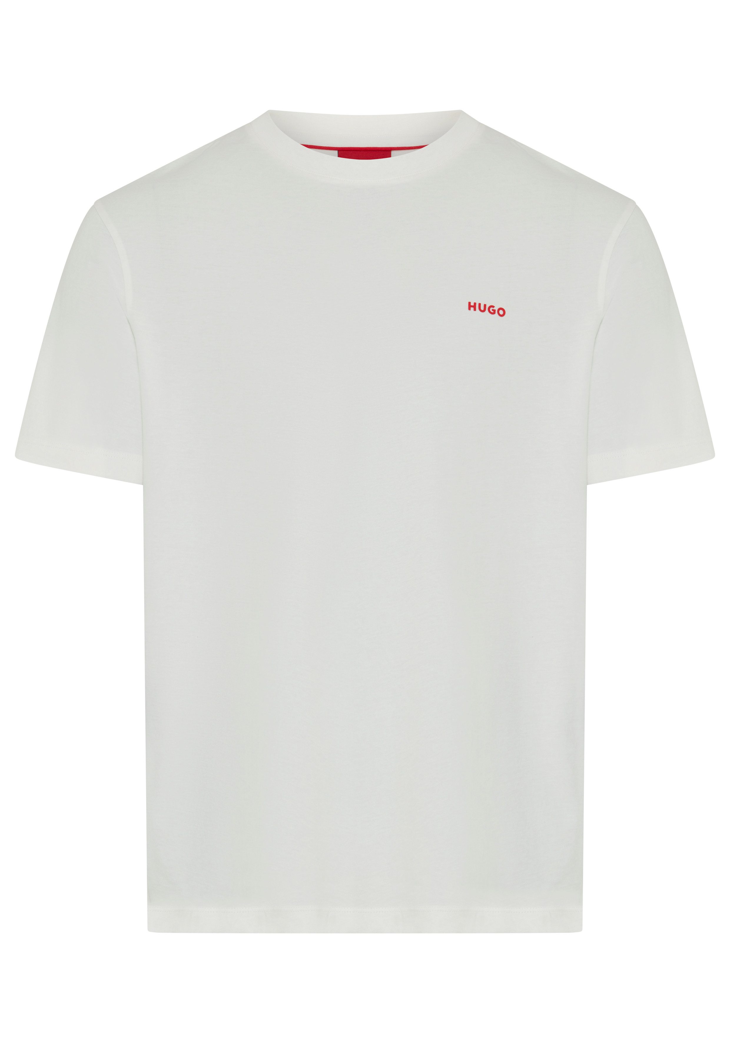 HUGO T-Shirt Dero Rundhalsausschnitt, Regular Fit, Basic Must Have