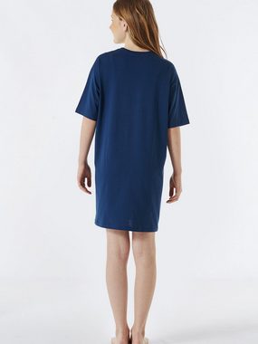 Schiesser Nachthemd kurzarm Organic Cotton Nacht-hemd schlafmode sleepwear