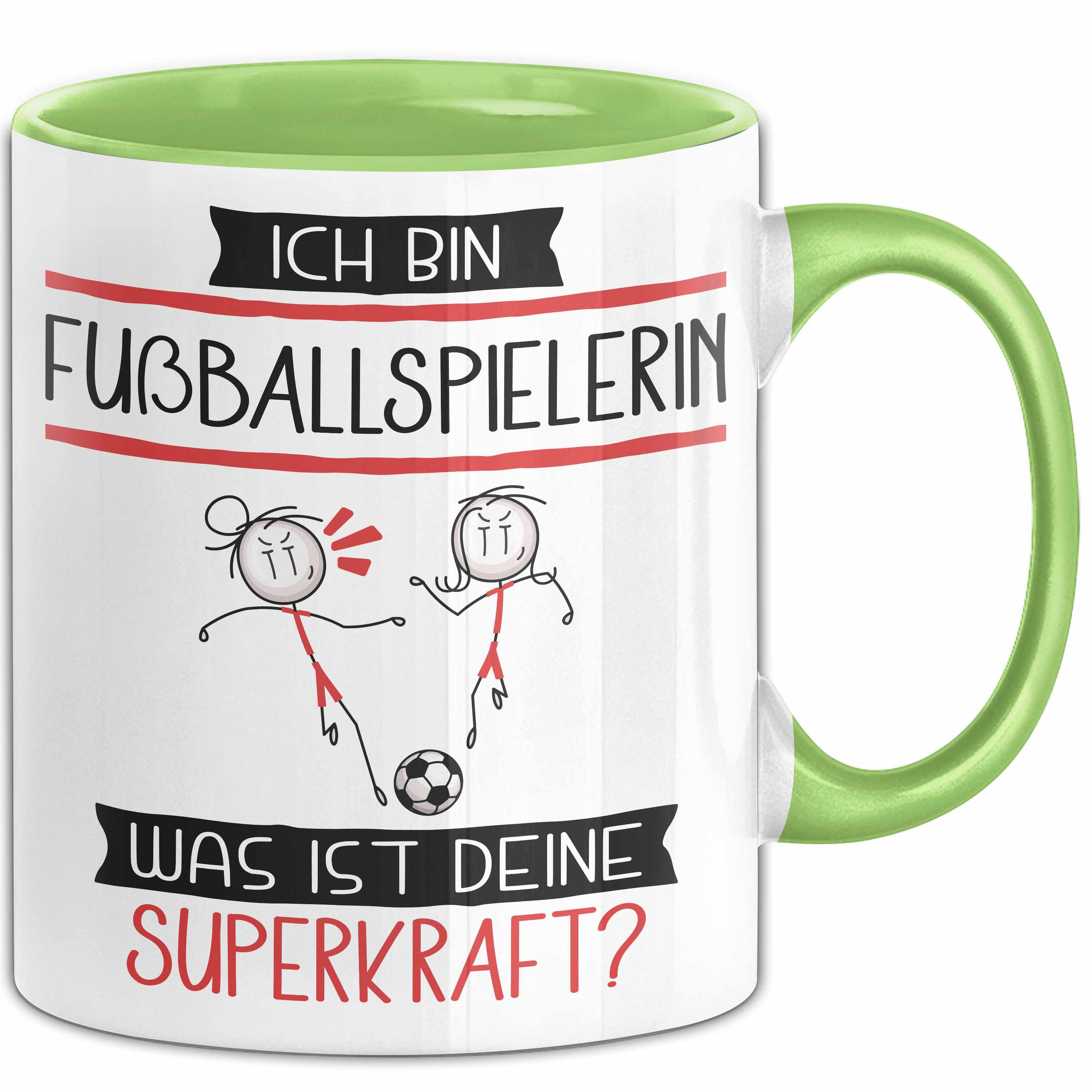 Trendation Tasse Fußballspielerin Geschenk Tasse Ich Bin Fußballspielerin Was Ist Dei