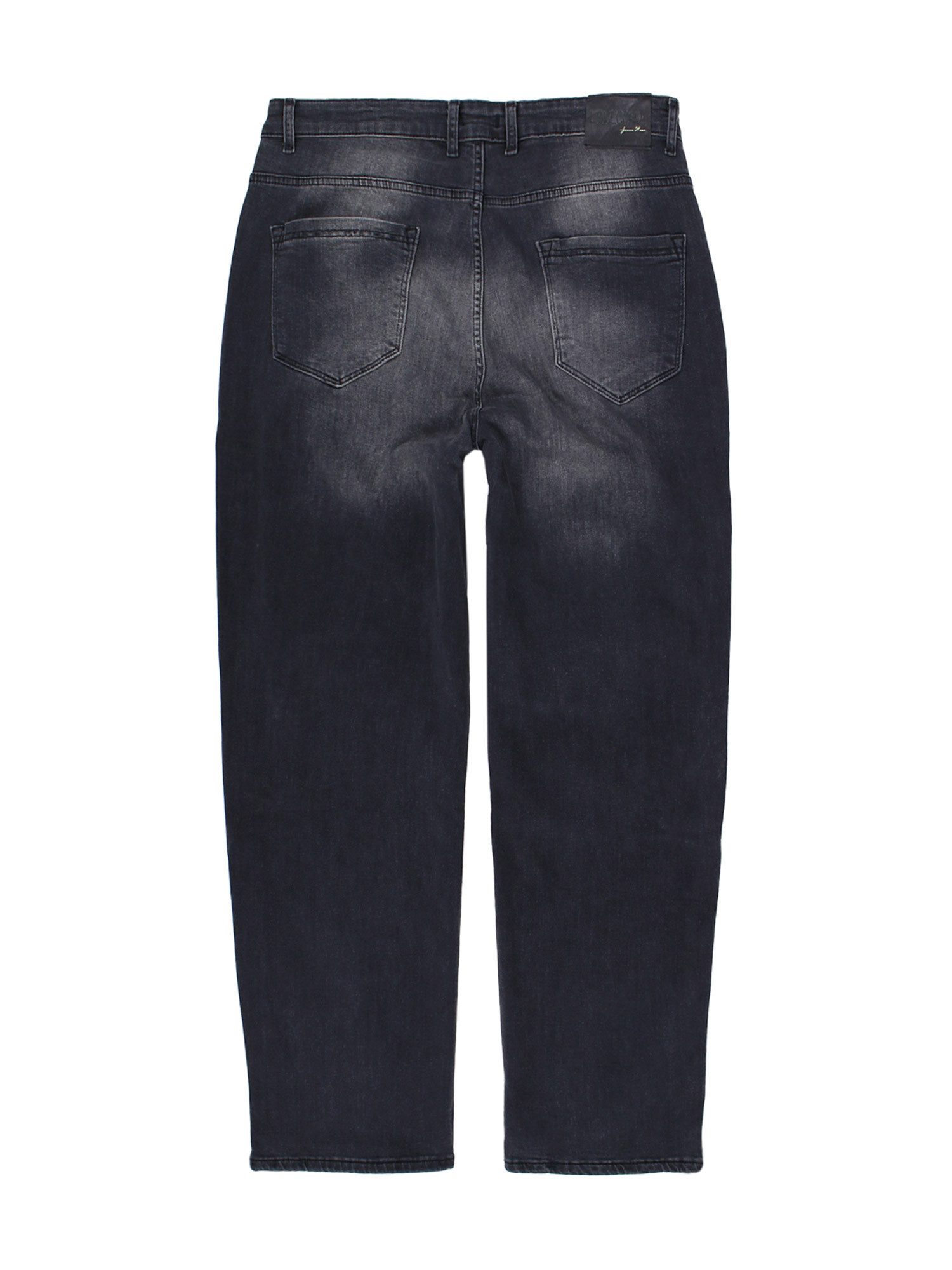 Lavecchia Comfort-fit-Jeans Lavecchia Herren Comfort Fit Jeans LV-501 (Black-Stone, 42/32) Stretch mit Elasthan