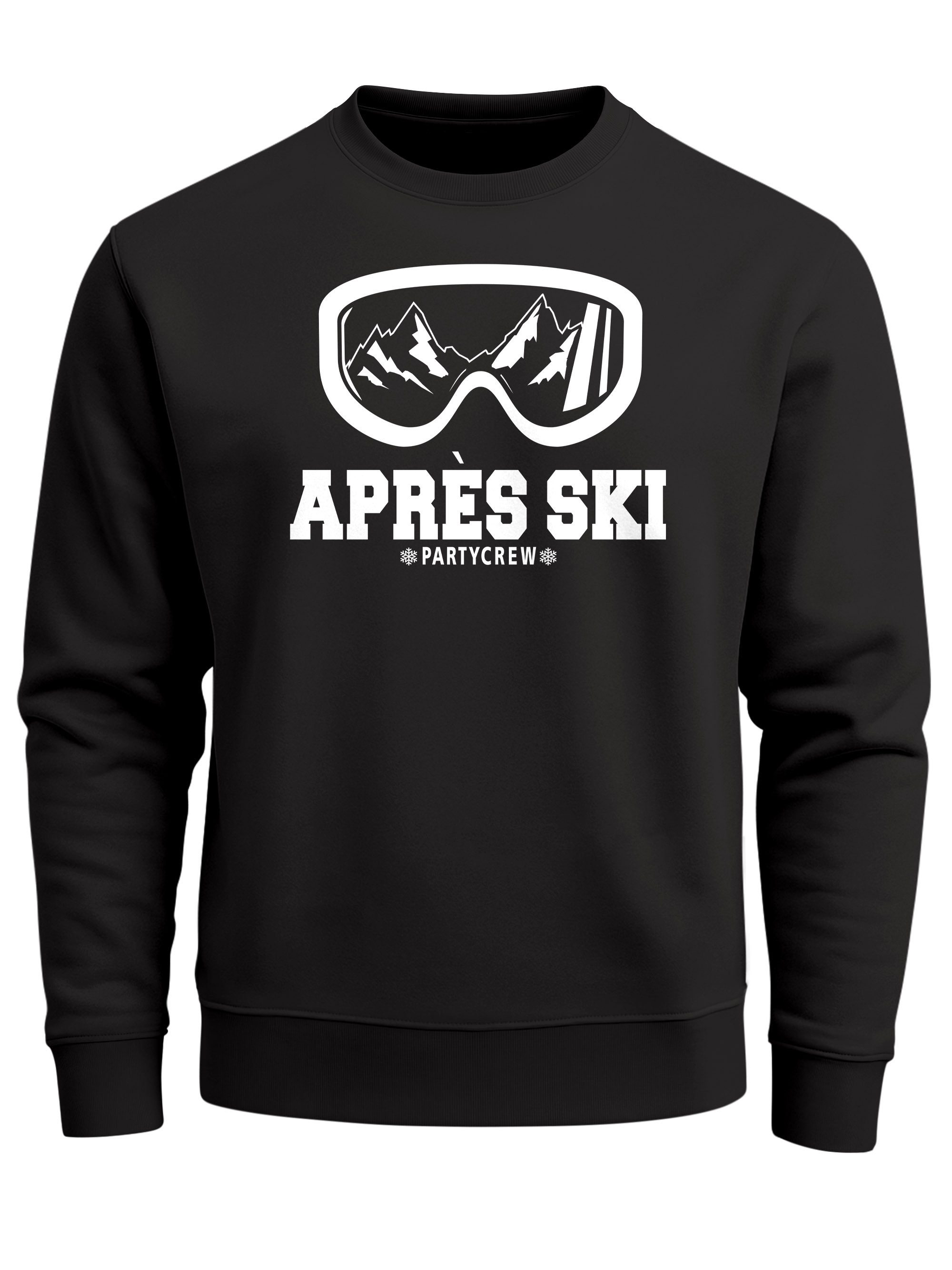 MoonWorks Sweatshirt Herren Sweatshirt Apres Ski Party Crew Winter Schnee F günstig online kaufen