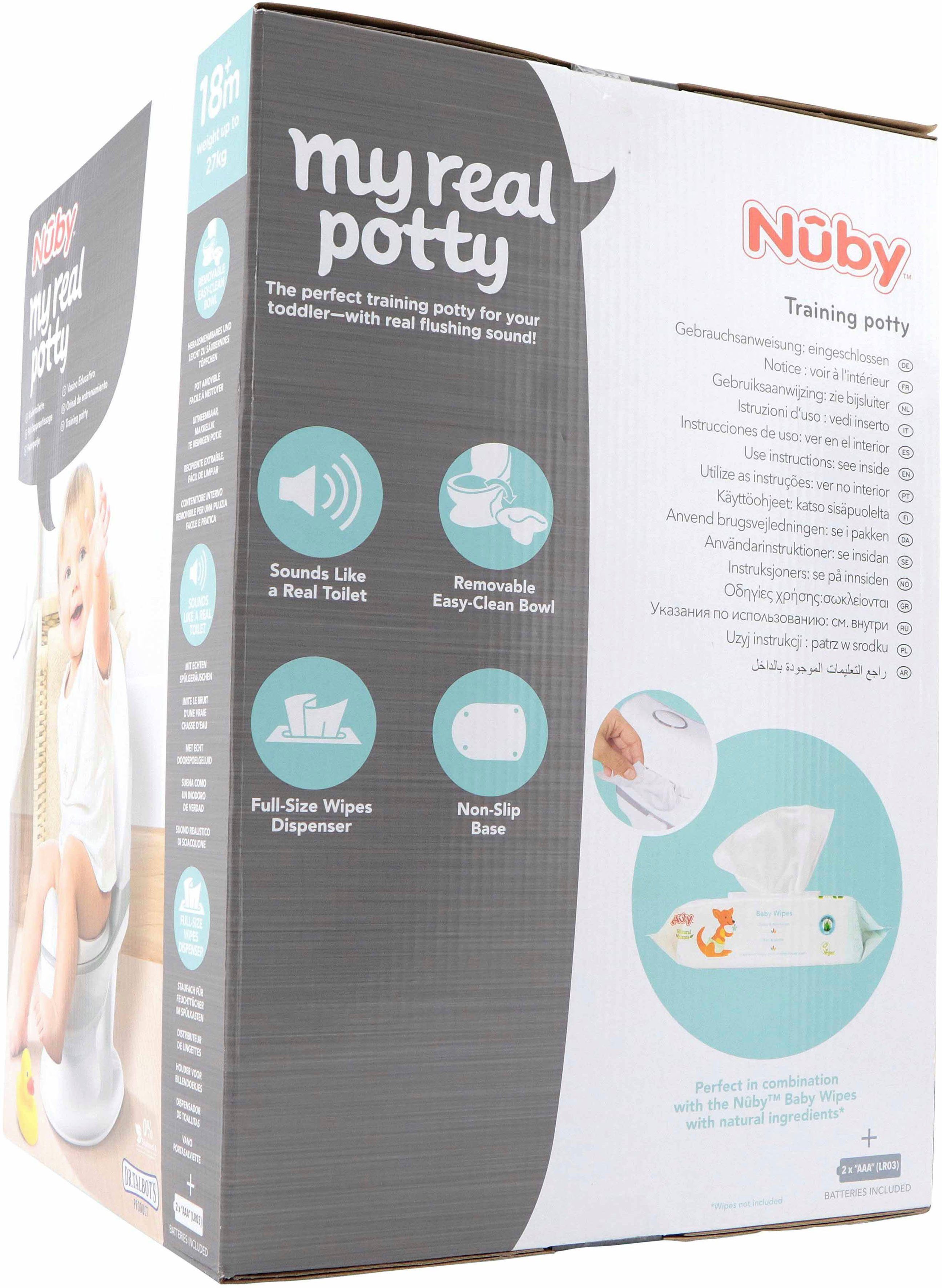 mit Nuby Toilettentrainer, Sound