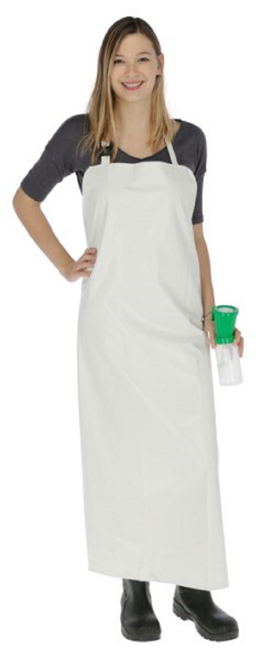 Kerbl Umhängeschürze Melkschürze und Waschschürze weiß Lang 120cm günstig online kaufen