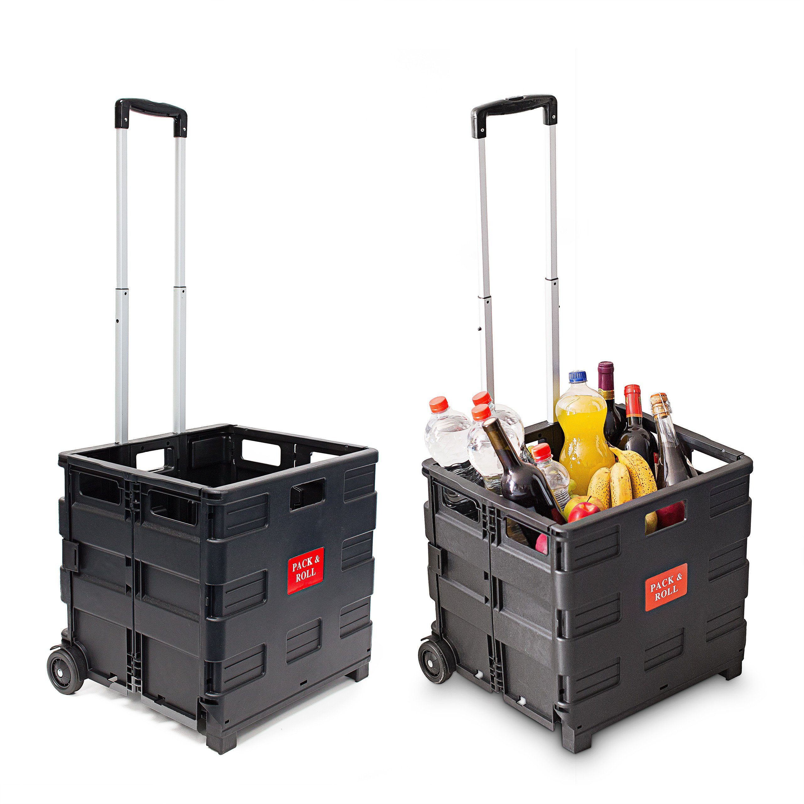 Einkaufstrolley 2 x Einkaufstrolley klappbar
