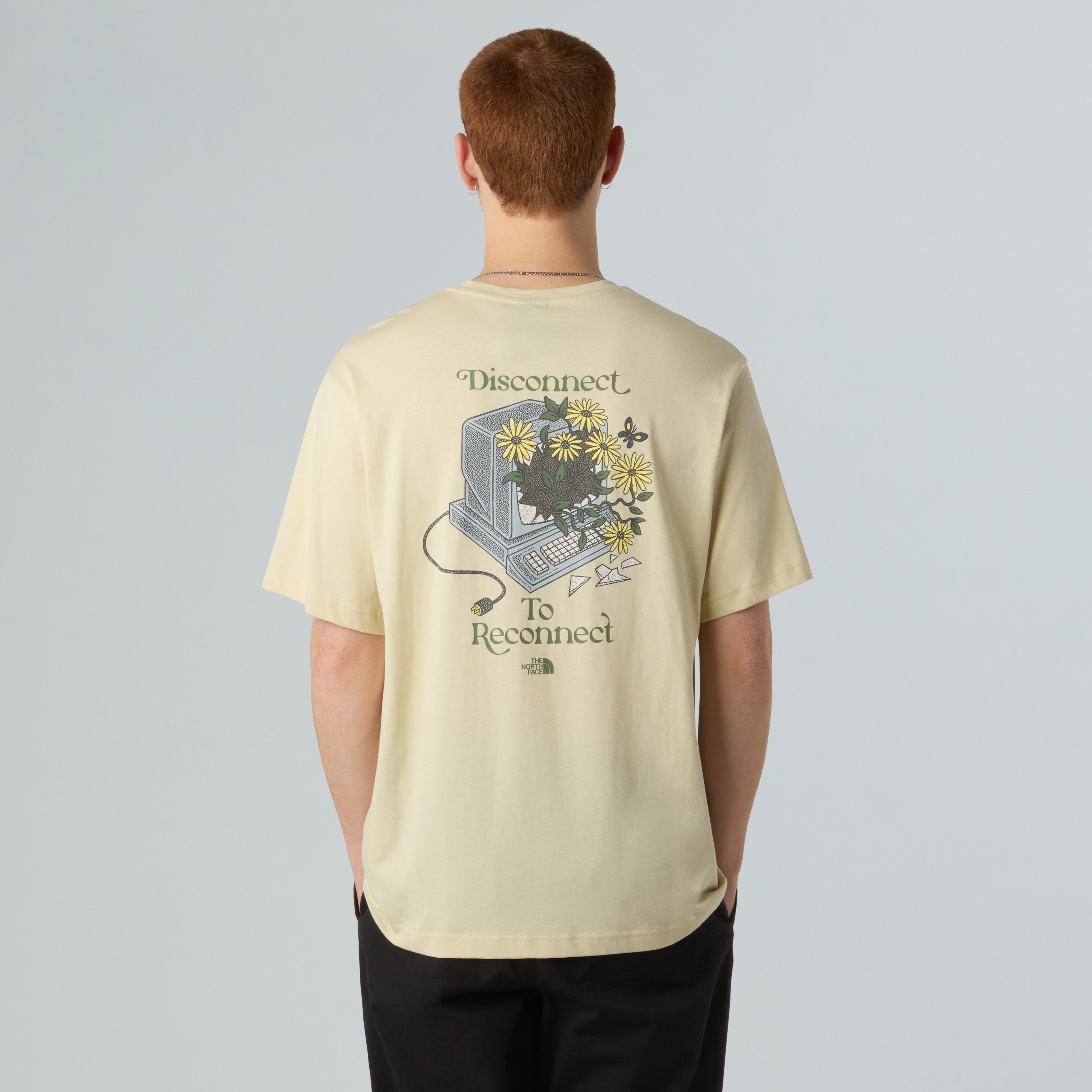 The North Face T-Shirt M CONNECTED RELAXED SS TEE -GRAPHIC (1-tlg) sportlicher Stil, mit Rundhalsausschnitt, relaxter Schnitt