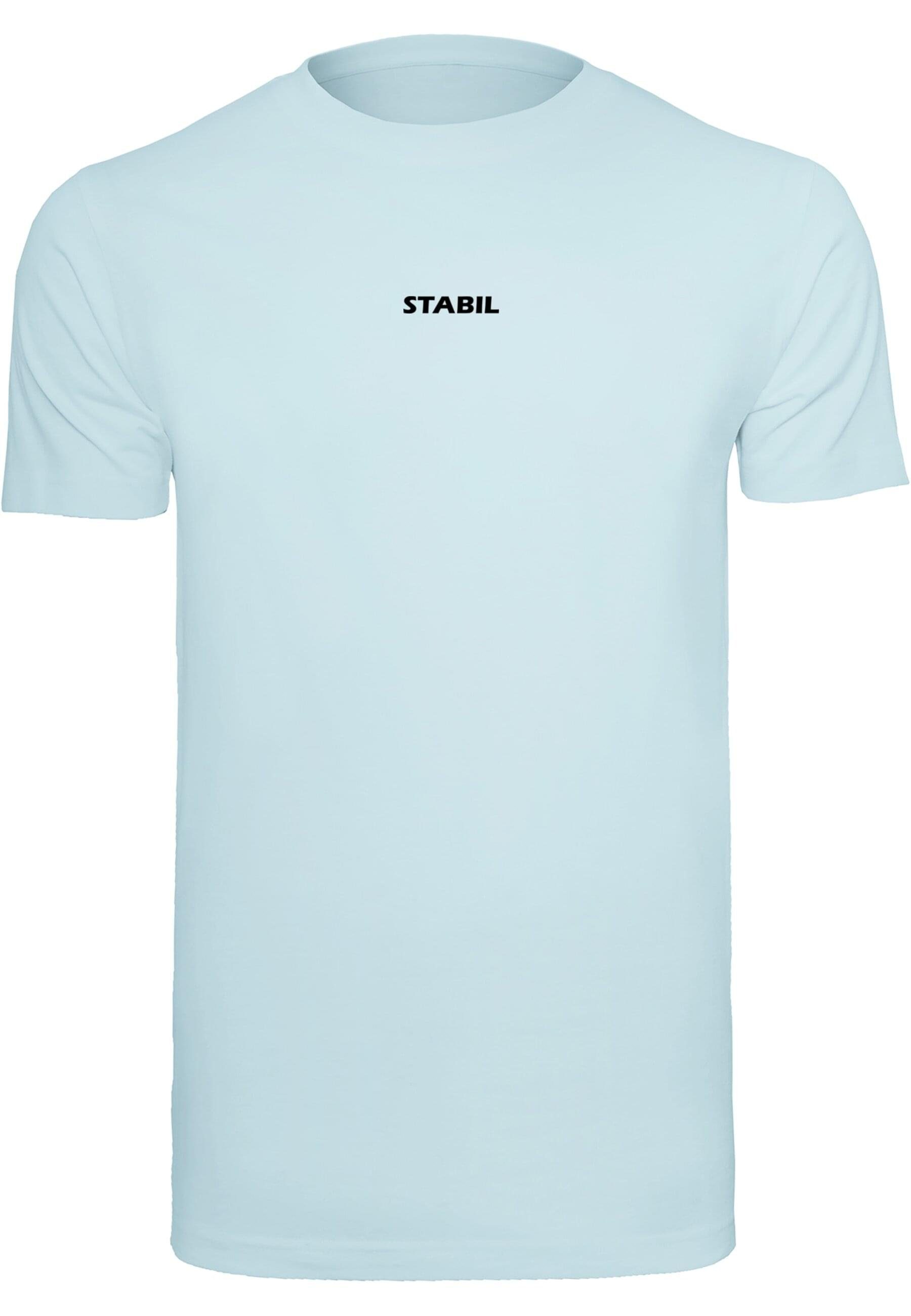 Round (1-tlg) Stabil Neck Merchcode Herren oceanblue T-Shirt T-Shirt