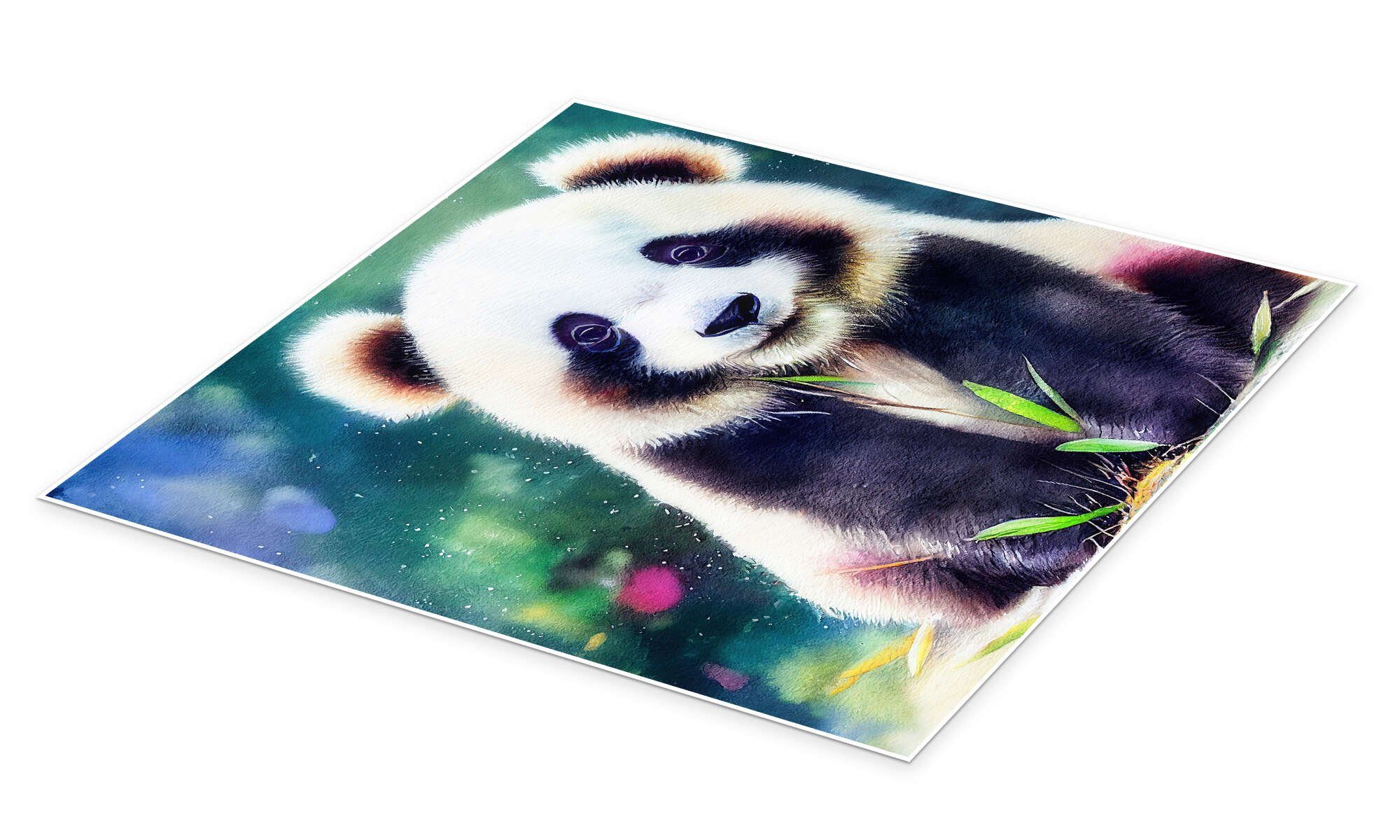 Posterlounge Wandbild Kleiner Panda, Dolphins DreamDesign, erhältlich als Poster, Leinwandbild, Wandsticker oder Acrylglasbild