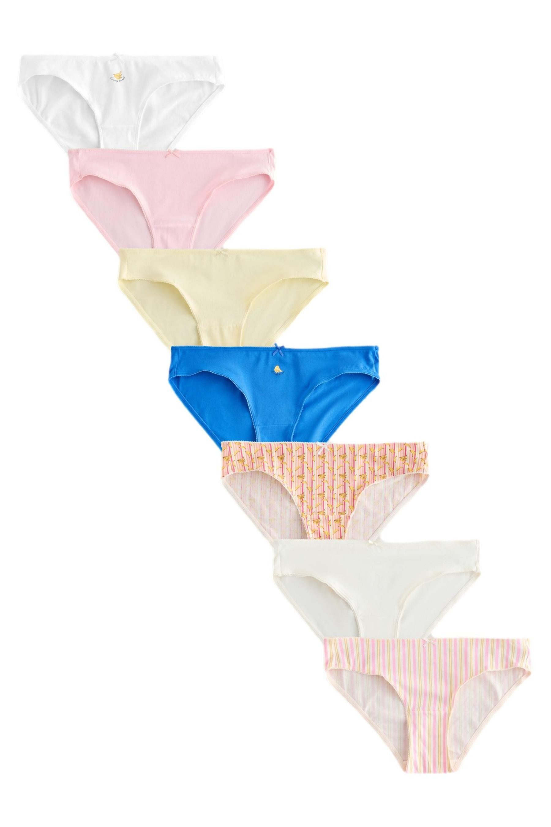 Next Bikinislip Bikini-Slips mit hohem Baumwollanteil, 7er-Pack (7-St)