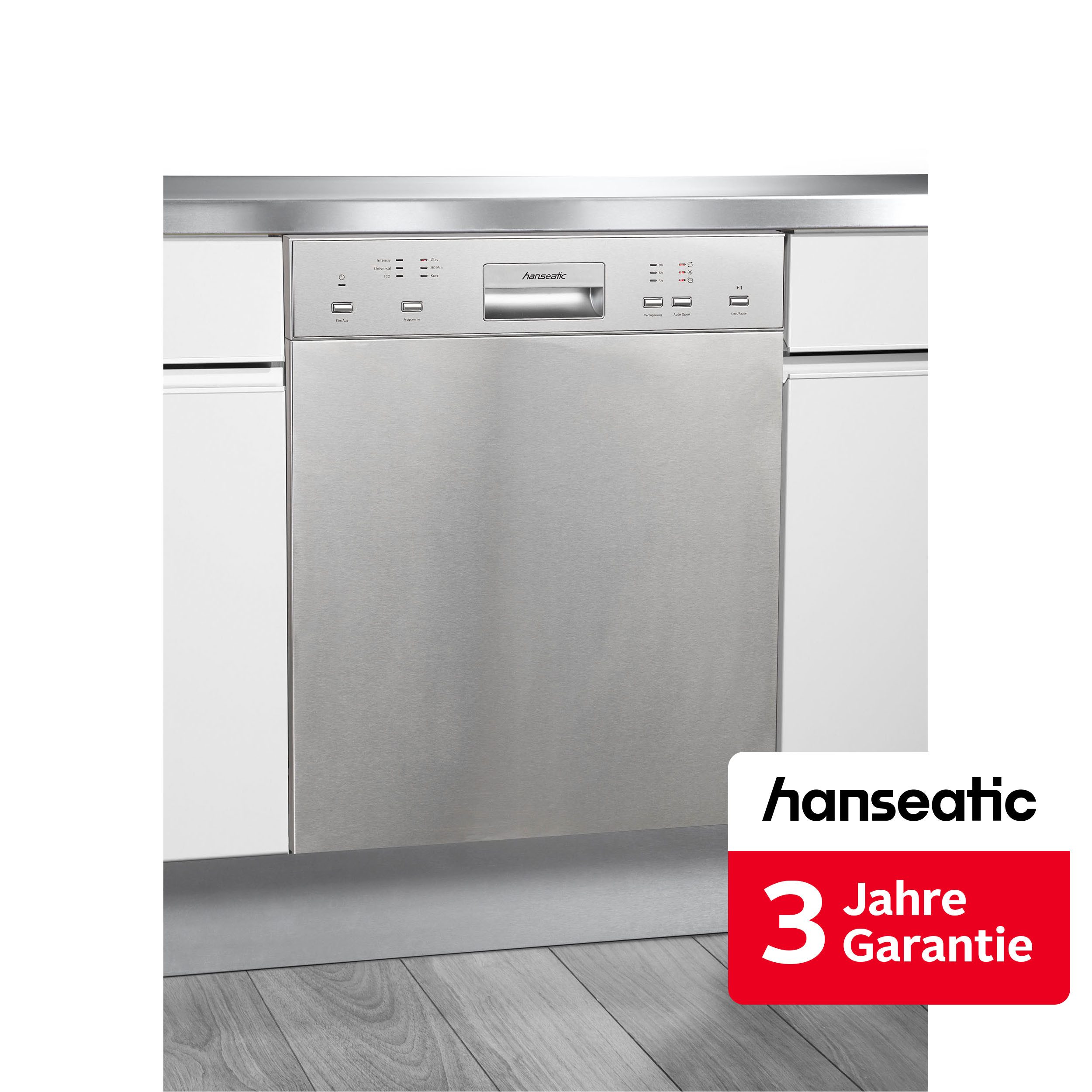 Hanseatic Unterbaugeschirrspüler HGU6082D137709HI, 14 Maßgedecke, inkl. 3 Jahre Herstellergarantie